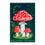 Welcome Friends Mushroom Applique House Flag - Sports Collectibles, Sports Memorabilia, Sports Fan Shop, Sports Gifts