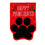 Happy Pawlidays Burlap Garden Flag - Sports Gifts, Sports Memorabilia, Sports Collectibles, Fan Shop