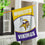 Minnesota Vikings Suede Flag, House - Sports Collectibles, Sports Memorabilia, Sports Fan Shop, Sports Gifts