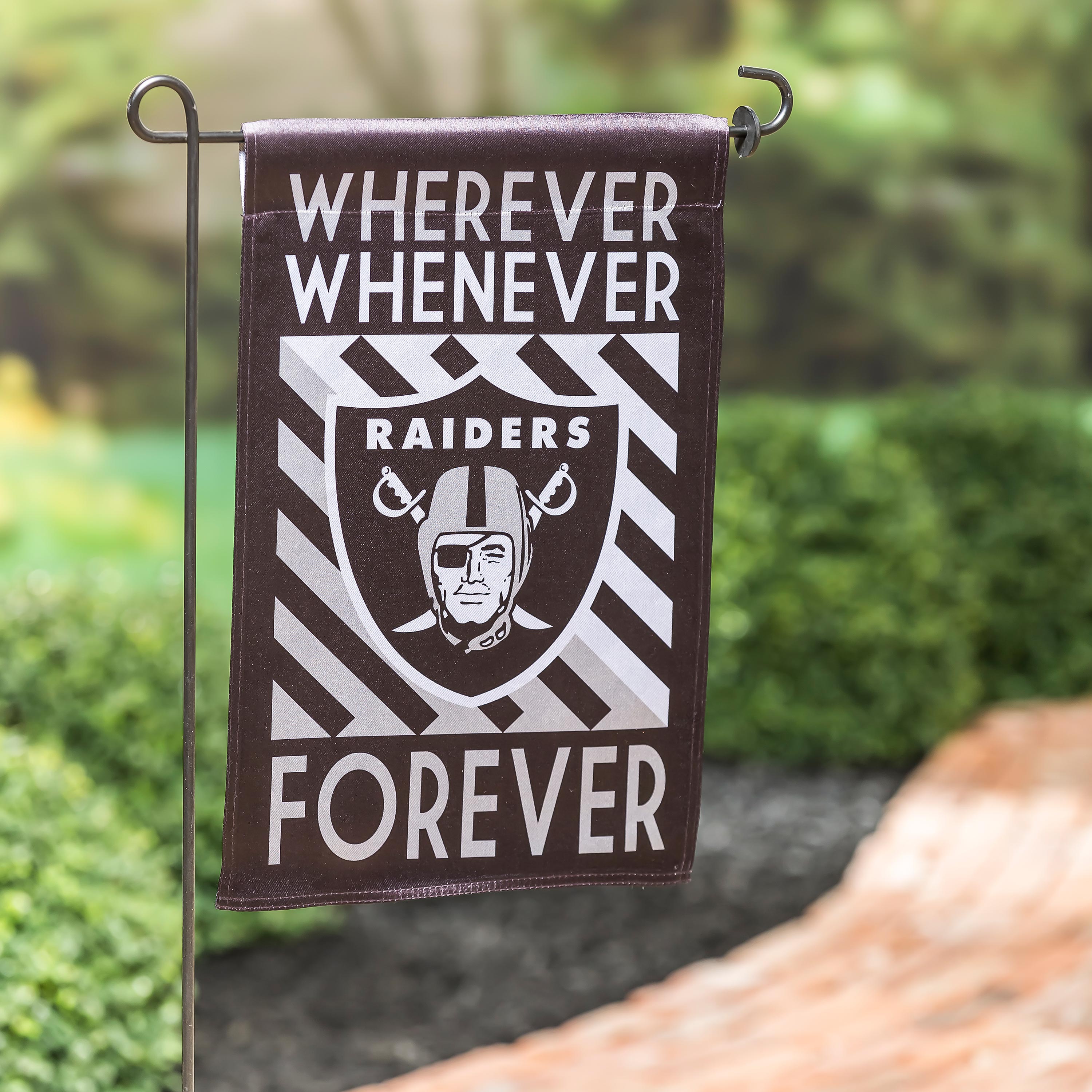 Las Vegas Raiders WWF Fan Garden Flag - Sports Collectibles, Sports Memorabilia, Sports Fan Shop, Sports Gifts