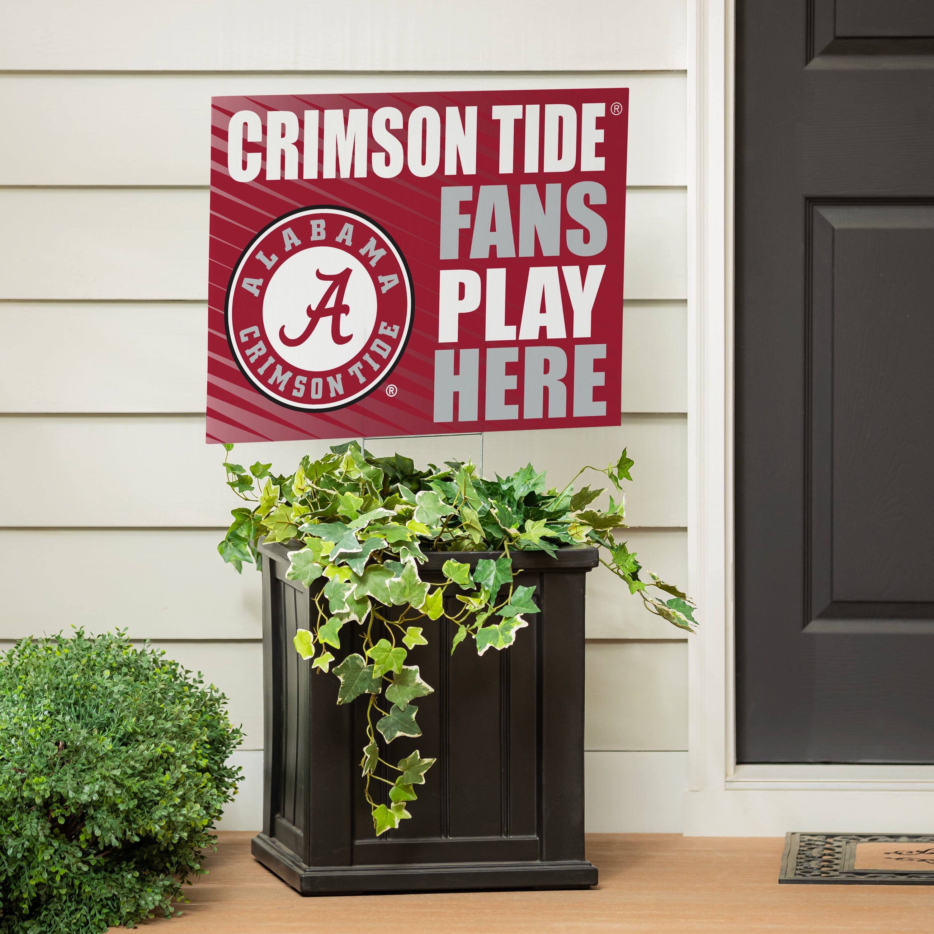University of Alabama Coroplast Yard Sign "Fans Play Here" - Sports Collectibles, Sports Memorabilia, Sports Fan Shop, Sports Gifts