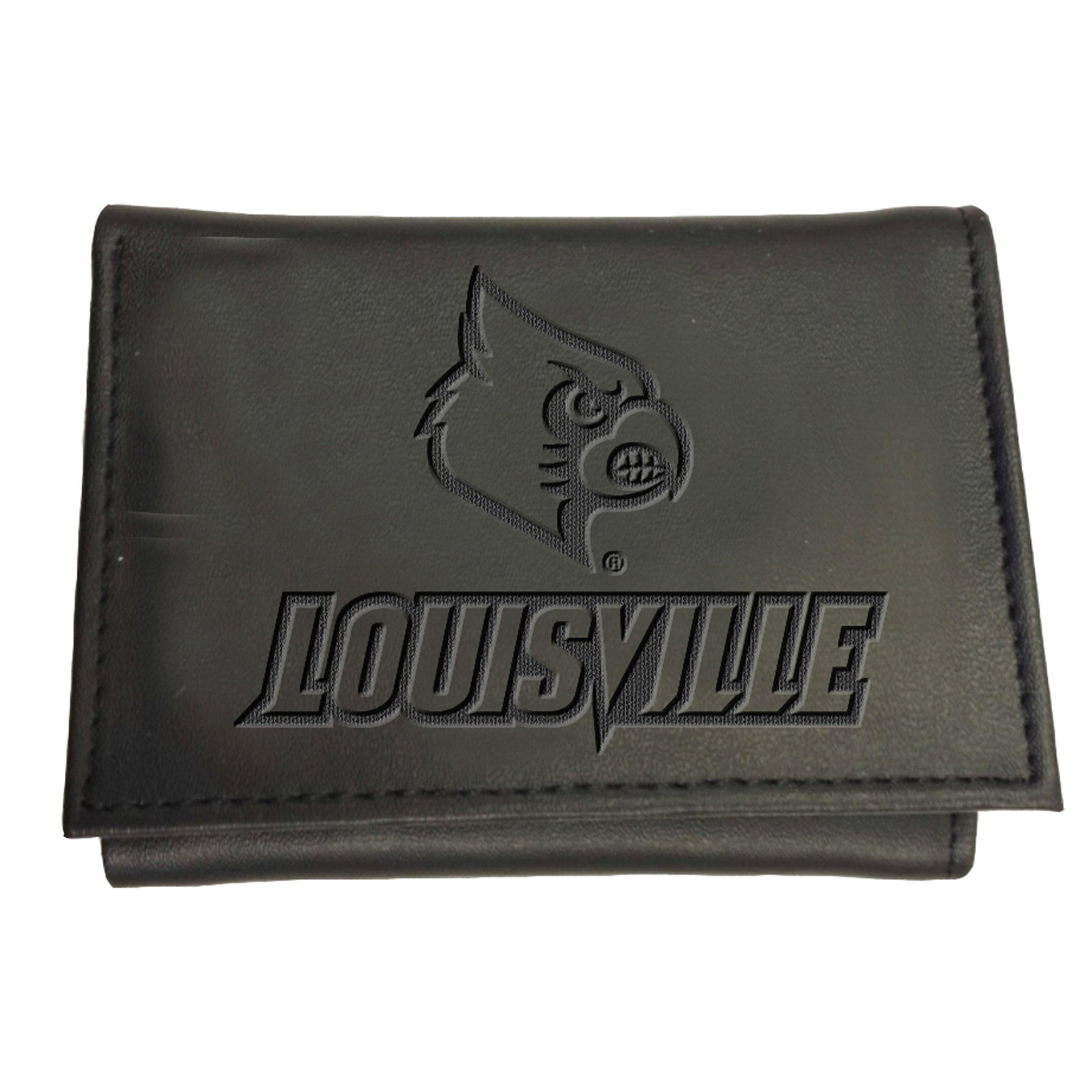 University of Louisville, Tri-Fold Wallet, Black - Sports Gifts, Sports Memorabilia, Sports Collectibles, Fan Shop