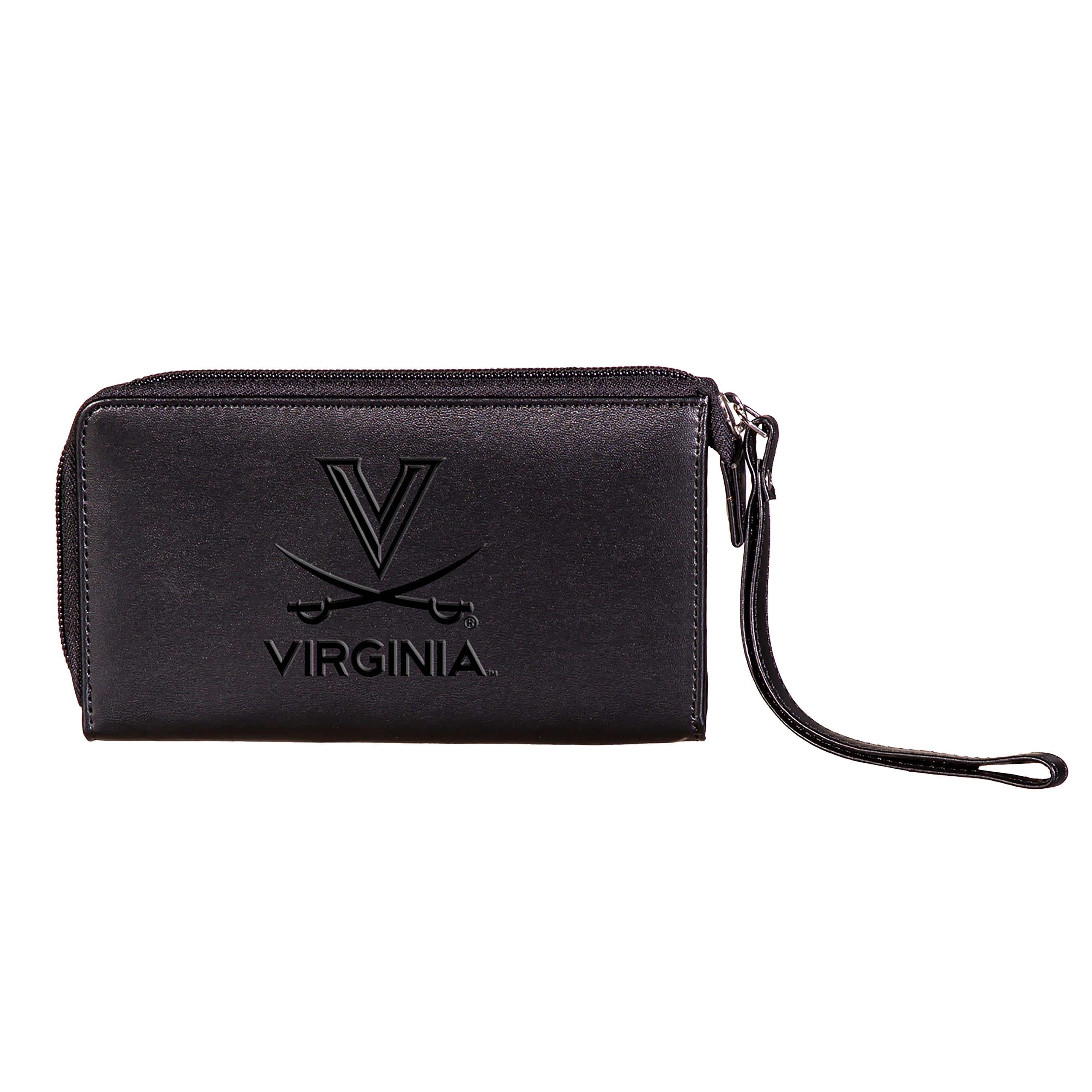 Wristlet Wallet, Black, University of Virginia - Sports Collectibles, Sports Memorabilia, Sports Fan Shop, Sports Gifts
