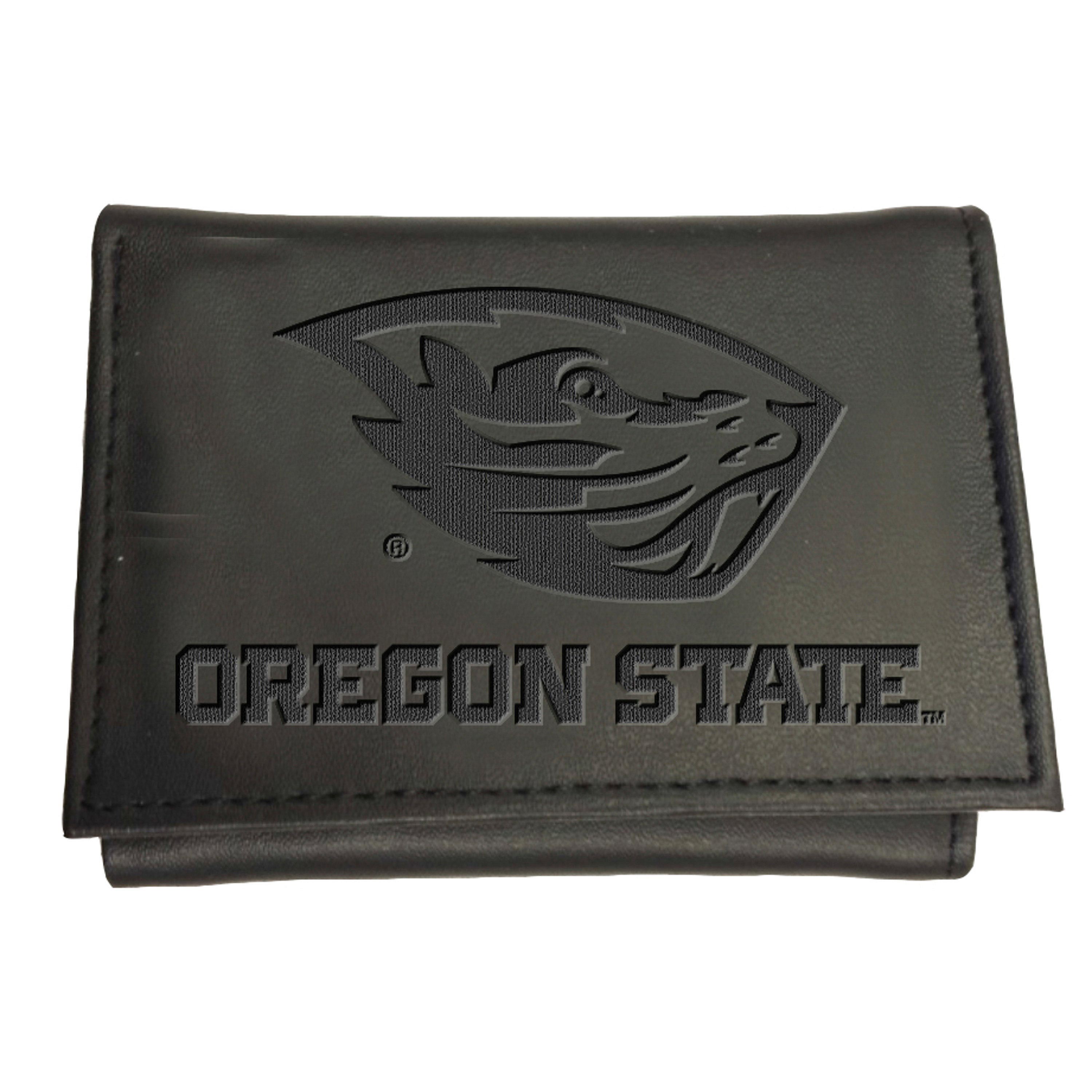 Oregon State University, Tri-Fold Wallet, Black - Sports Gifts, Sports Memorabilia, Sports Collectibles, Fan Shop