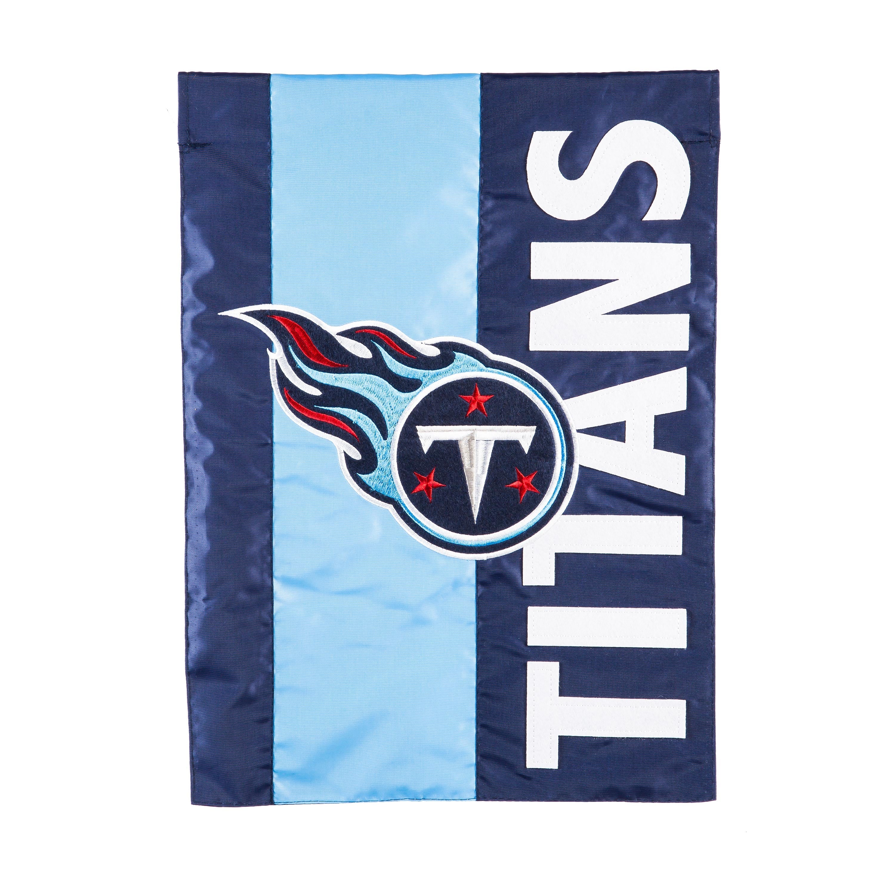 Tennessee Titans, Embellish Garden Flag - Sports Collectibles, Sports Memorabilia, Sports Fan Shop, Sports Gifts