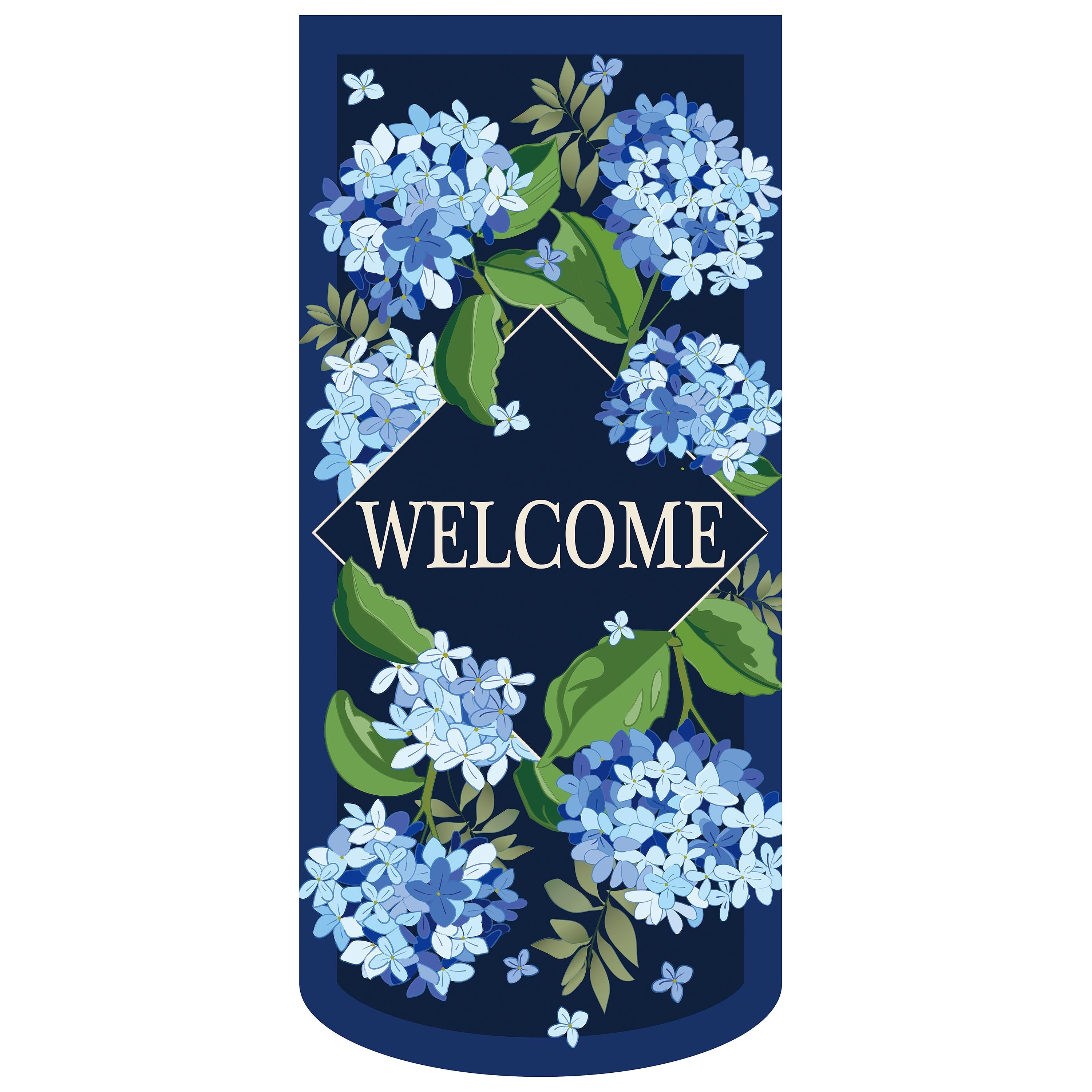 Hydrangea Welcome Estate Garden Flag - Sports Collectibles, Sports Memorabilia, Sports Fan Shop, Sports Gifts