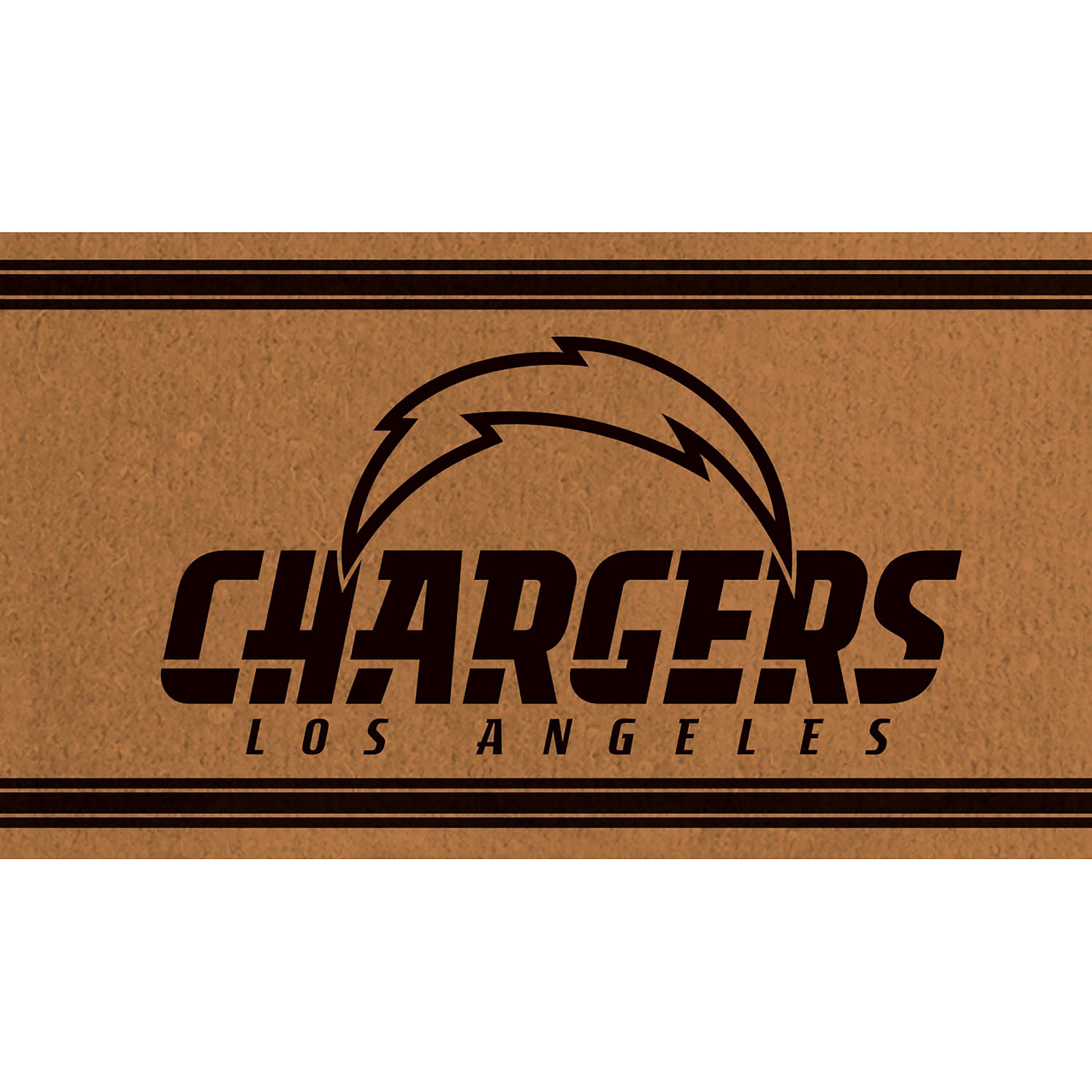 Los Angeles Chargers, Coir Mat 1C - Sports Gifts, Sports Memorabilia, Sports Collectibles, Fan Shop