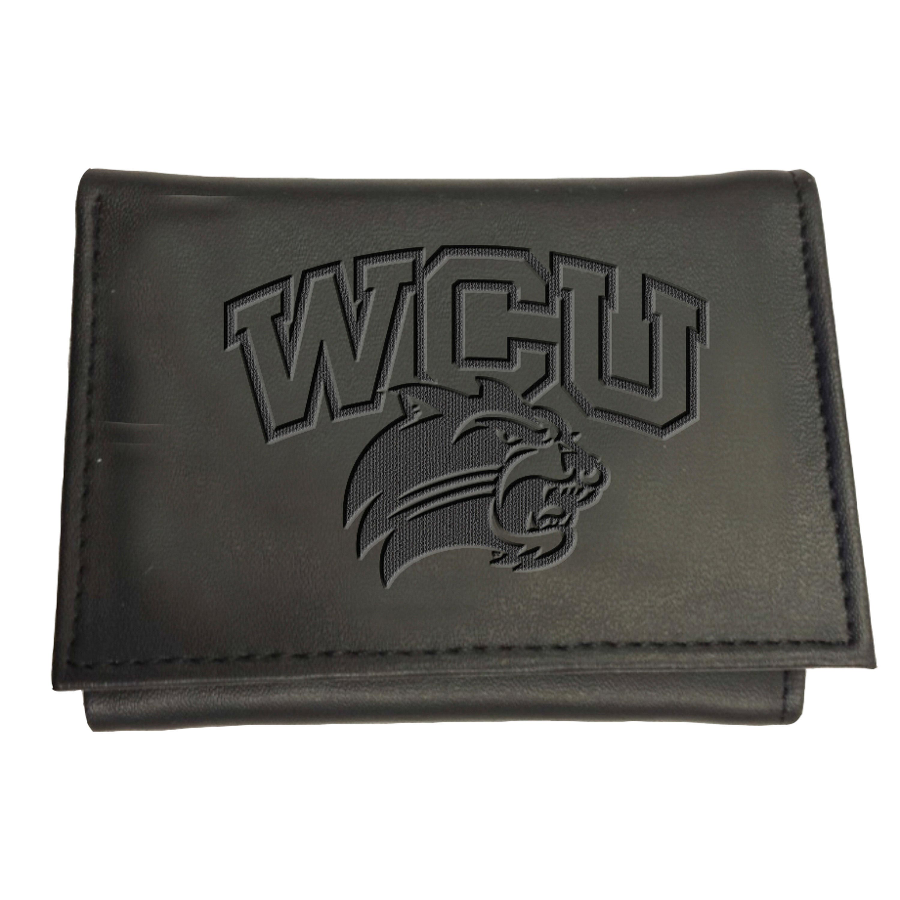 Western Carolina University, Tri-Fold Wallet, Black - Sports Gifts, Sports Memorabilia, Sports Collectibles, Fan Shop
