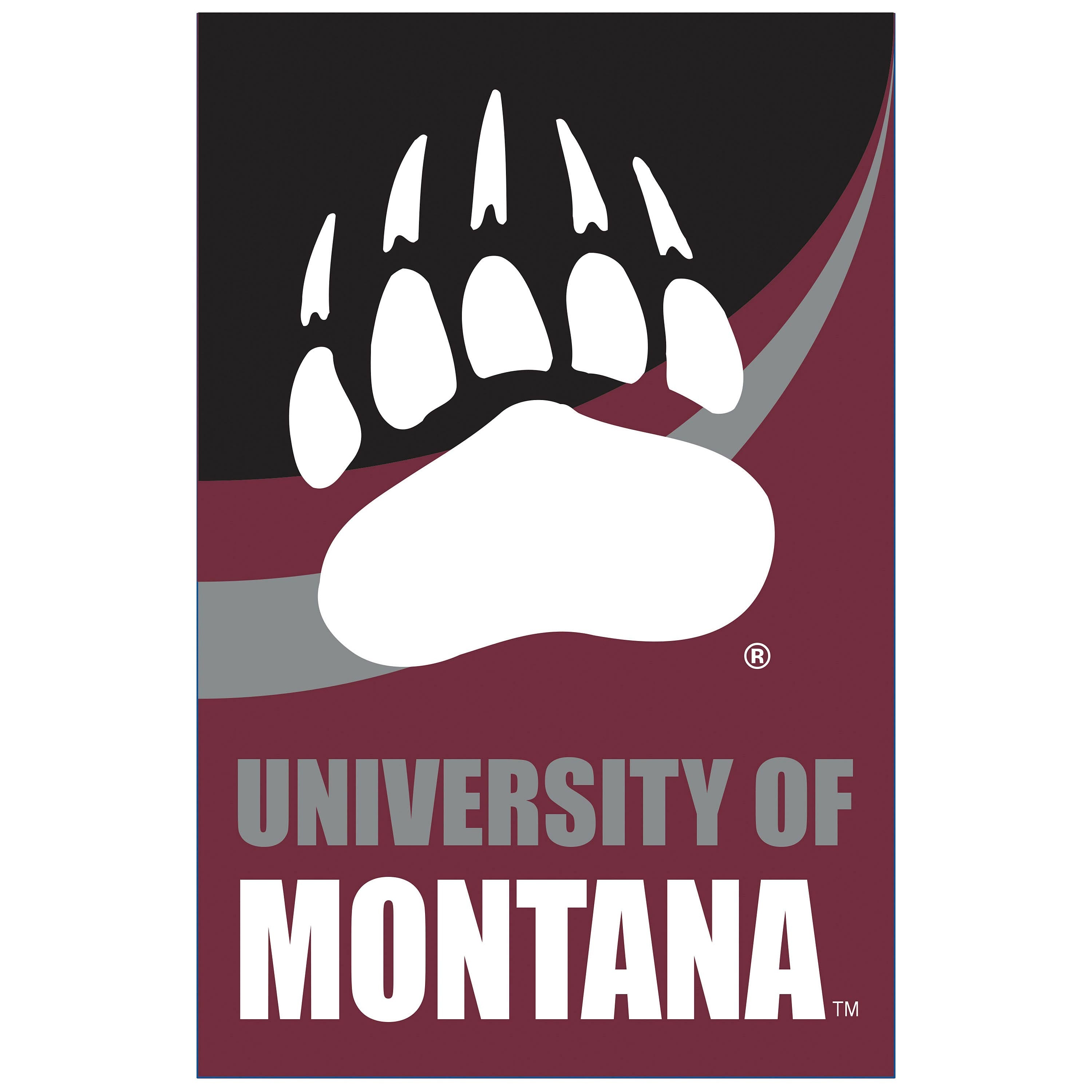 University of Montana Burlap Flag House Size - Sports Collectibles, Sports Memorabilia, Sports Fan Shop, Sports Gifts