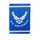 Embossed Suede Flag, House Size, Air Force - Sports Gifts, Sports Memorabilia, Sports Collectibles, Fan Shop
