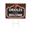 Baltimore Orioles Coroplast Yard Sign, "Fans Welcome" - Sports Collectibles, Sports Memorabilia, Sports Fan Shop, Sports Gifts