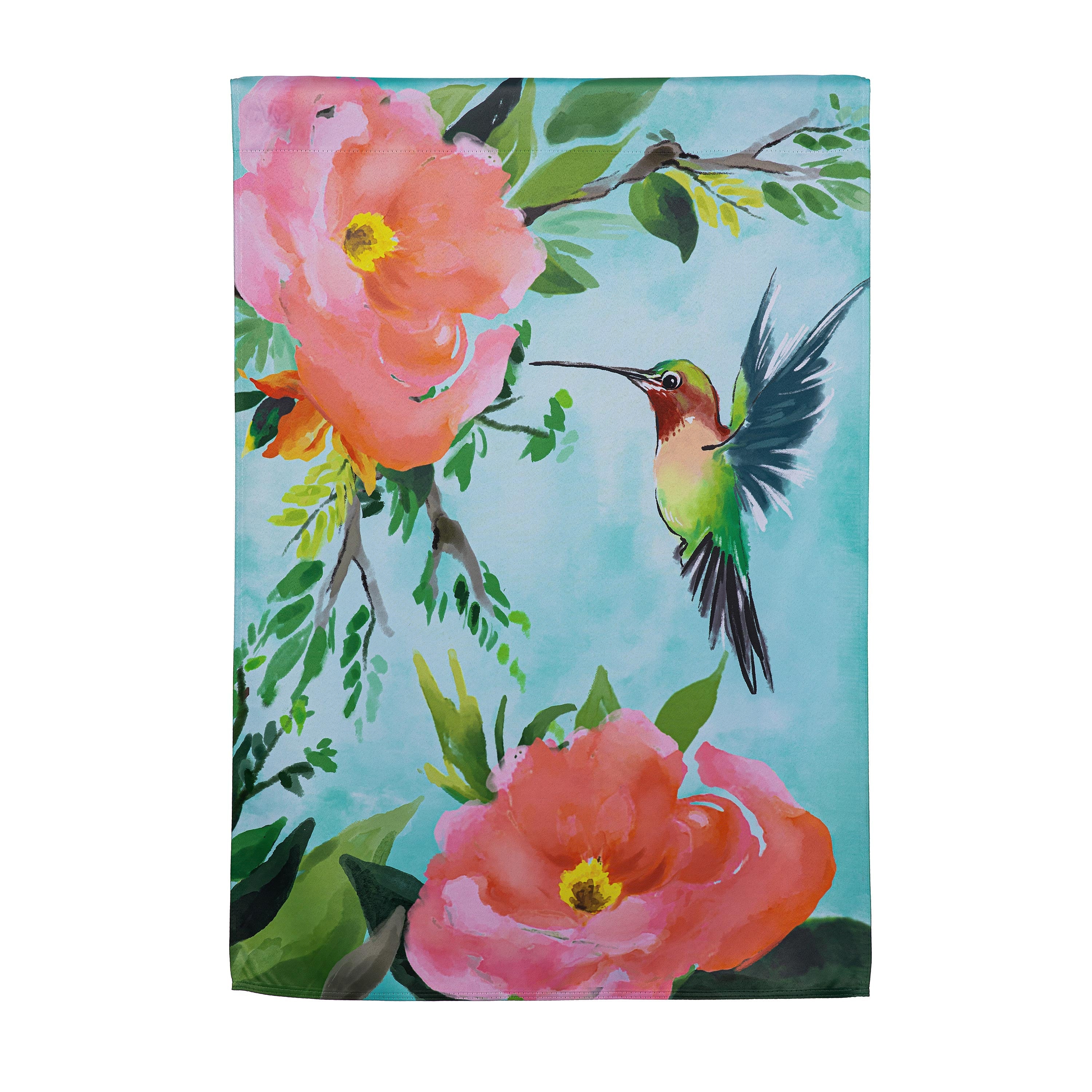Hummingbird Suede House Flag - Sports Collectibles, Sports Memorabilia, Sports Fan Shop, Sports Gifts