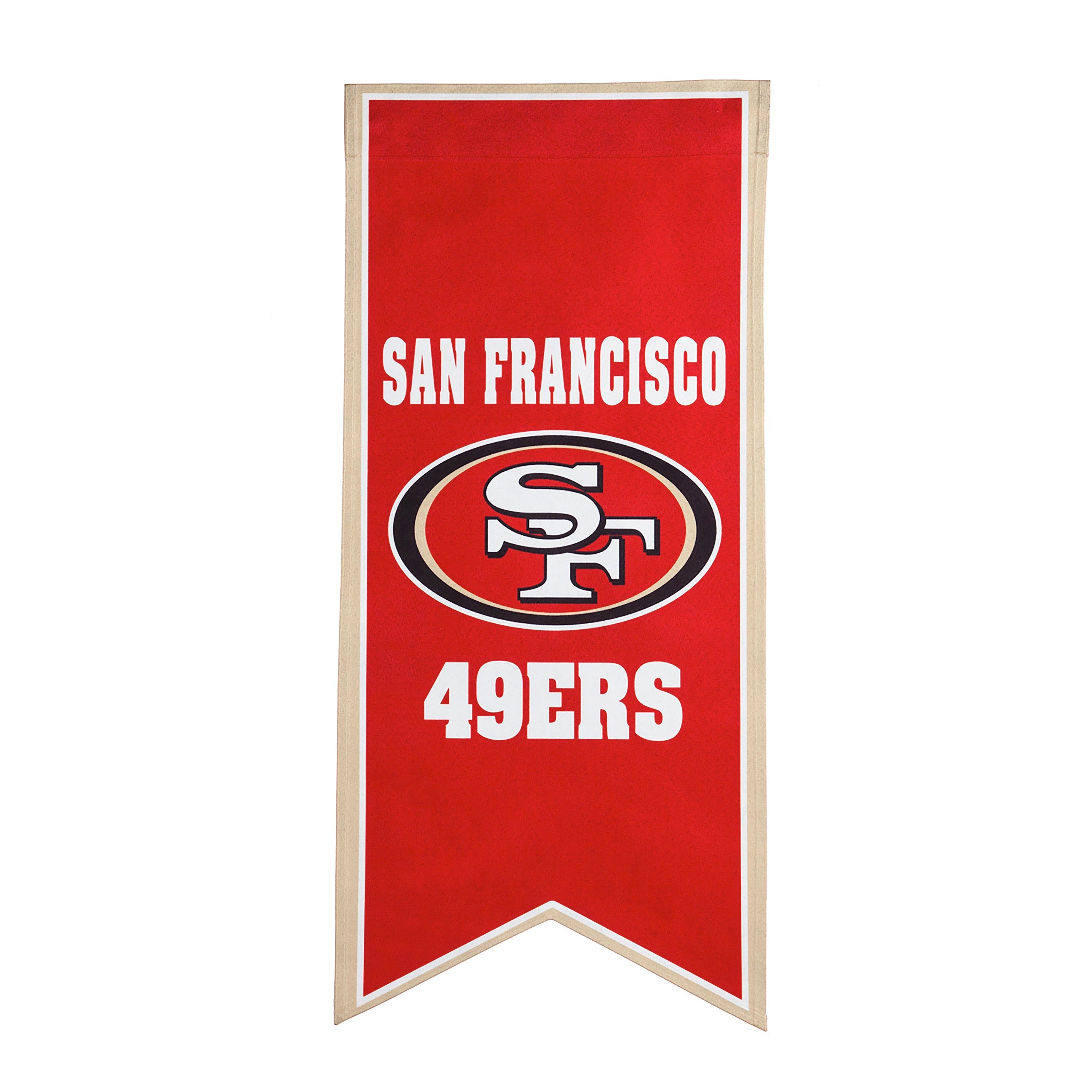 San Francisco 49ers, Flag Banner - Sports Collectibles, Sports Memorabilia, Sports Fan Shop, Sports Gifts