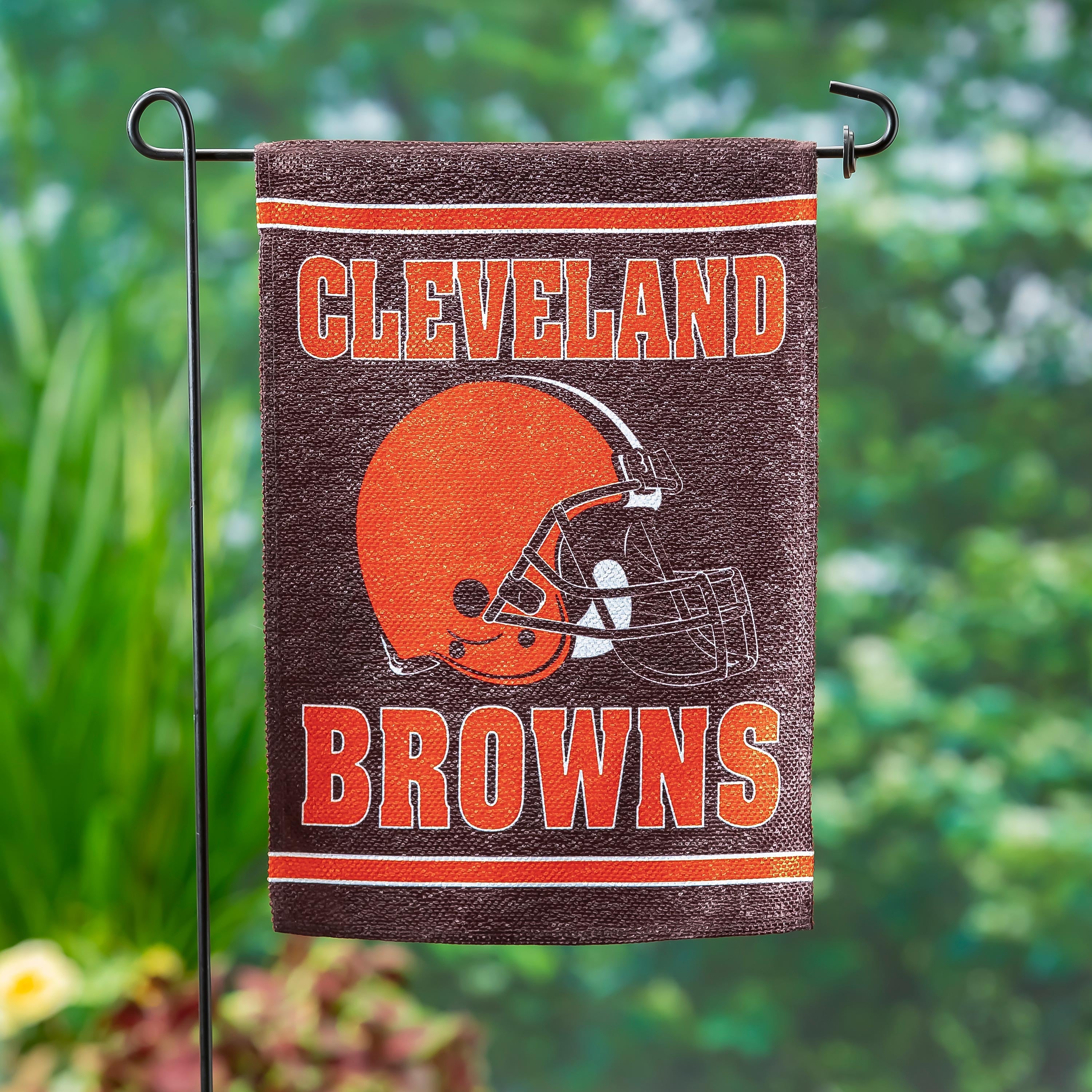 Embossed Suede Flag, GDN Size, Cleveland Browns - Sports Collectibles, Sports Memorabilia, Sports Fan Shop, Sports Gifts