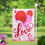 Valentine Love Balloon Applique Garden Flag - Sports Collectibles, Sports Memorabilia, Sports Fan Shop, Sports Gifts
