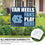 University of North Carolina Coroplast Yard Sign "Fans Play Here" - Sports Collectibles, Sports Memorabilia, Sports Fan Shop, Sports Gifts