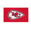 Kansas City Chiefs Single Sided Estate Flag with 2 Grommets, 3'x5' - Sports Collectibles, Sports Memorabilia, Sports Fan Shop, Sports Gifts