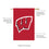 Applique Flag, Reg, University of Wisconsin-Madison - Sports Collectibles, Sports Memorabilia, Sports Fan Shop, Sports Gifts