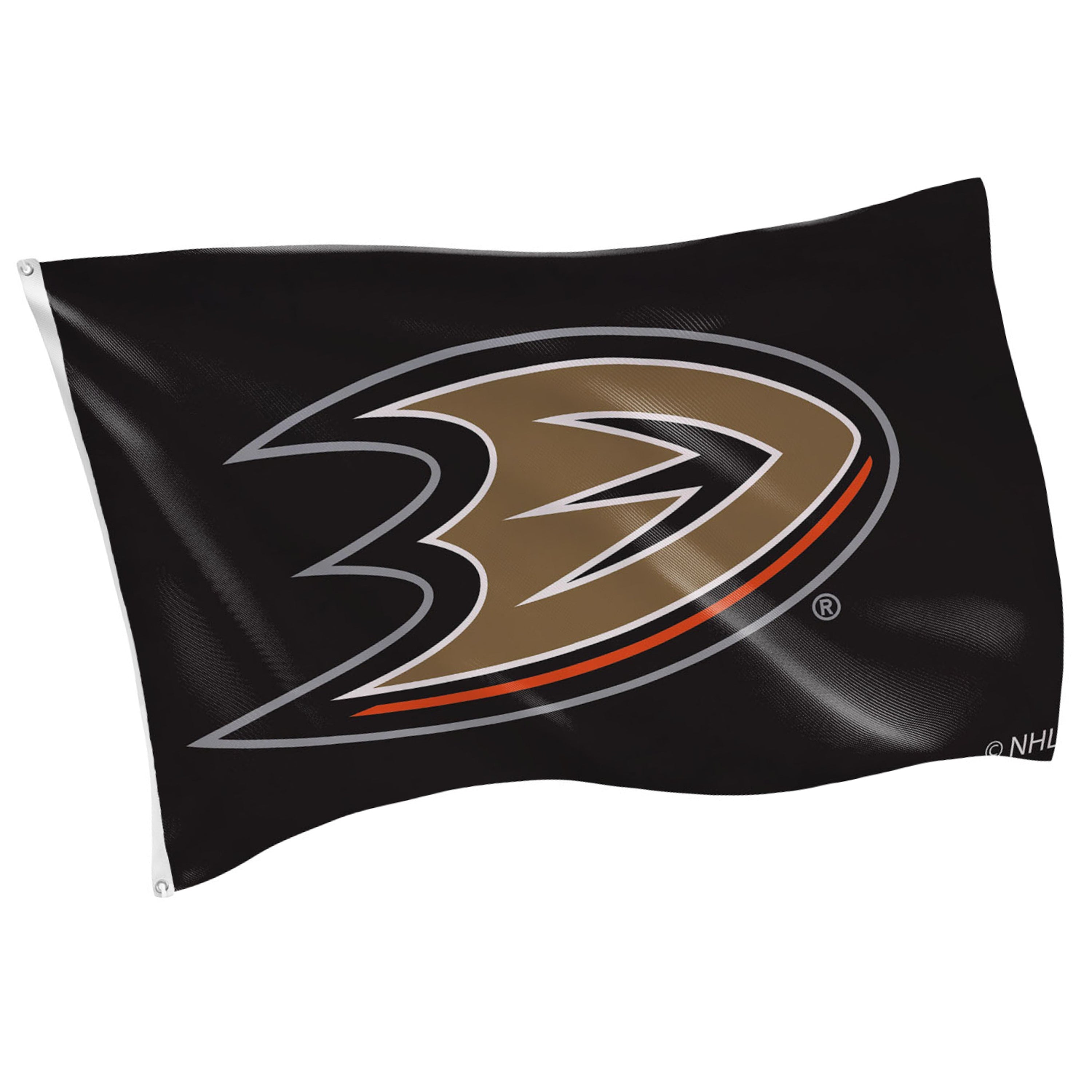 3'x5' Single Sided Flag w/ 2 Grommets, Anaheim Ducks - Sports Gifts, Sports Memorabilia, Sports Collectibles, Fan Shop