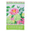 Floral Welcome Burlap House Flag