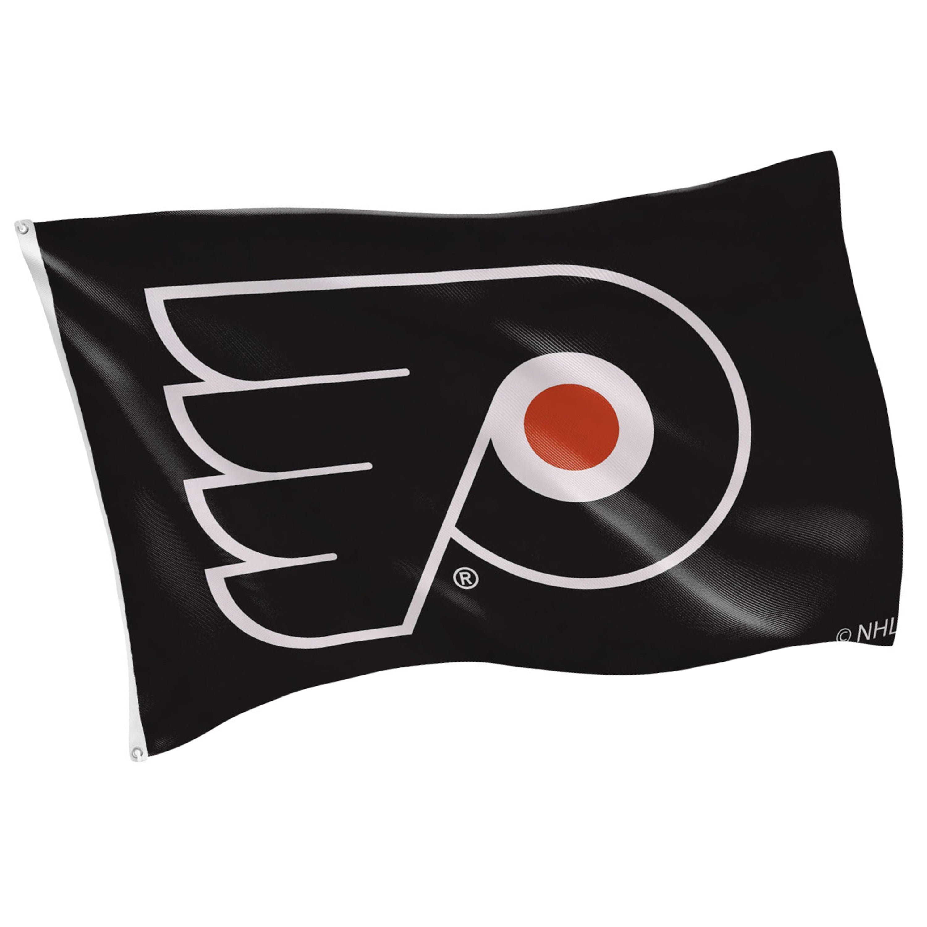 Philadelphia Flyers Single Sided Estate Flag with 2 Grommets, 3'x5' - Sports Gifts, Sports Memorabilia, Sports Collectibles, Fan Shop