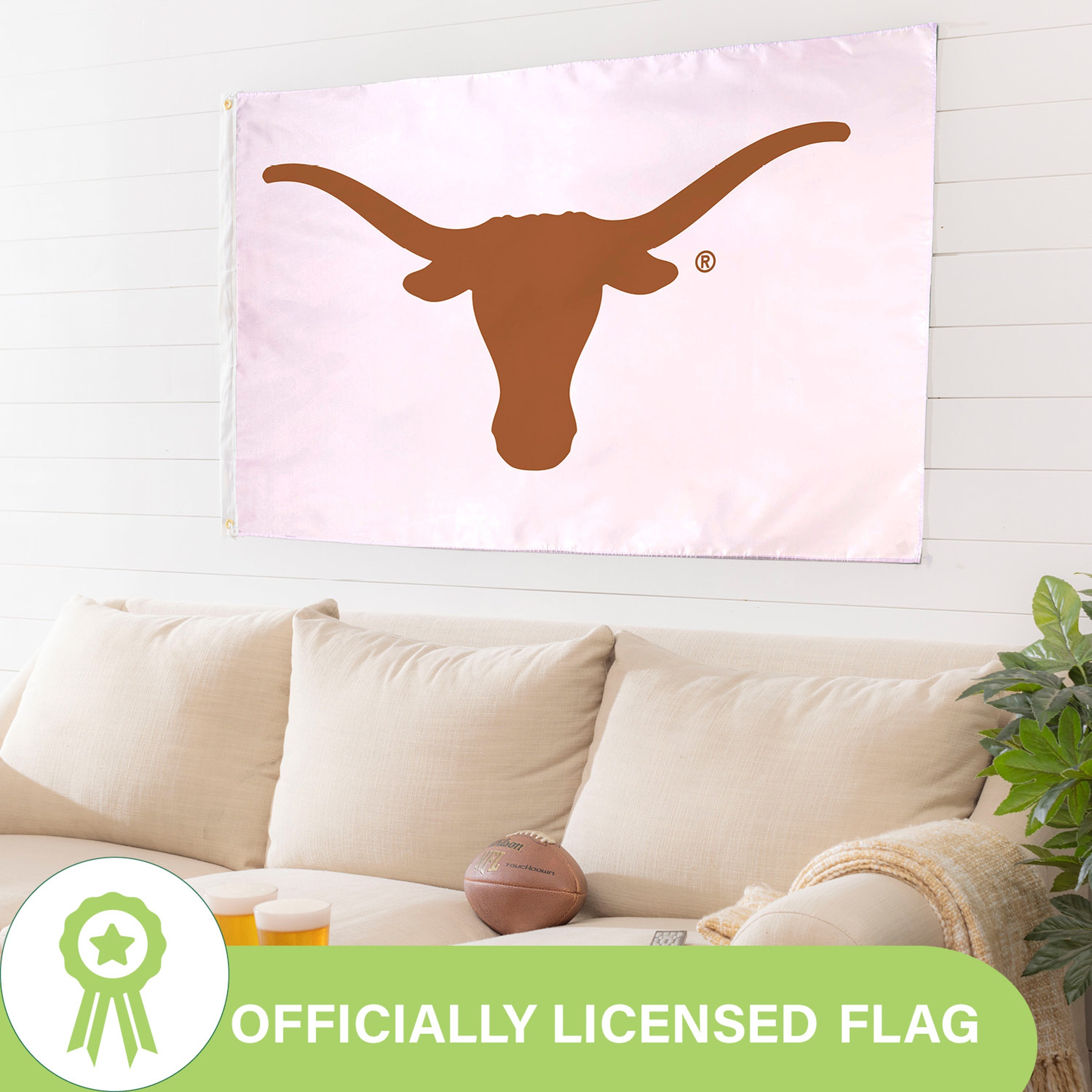 3'x5' Single Sided Flag w/ 2 Grommets, University of Texas - Sports Gifts, Sports Memorabilia, Sports Collectibles, Fan Shop
