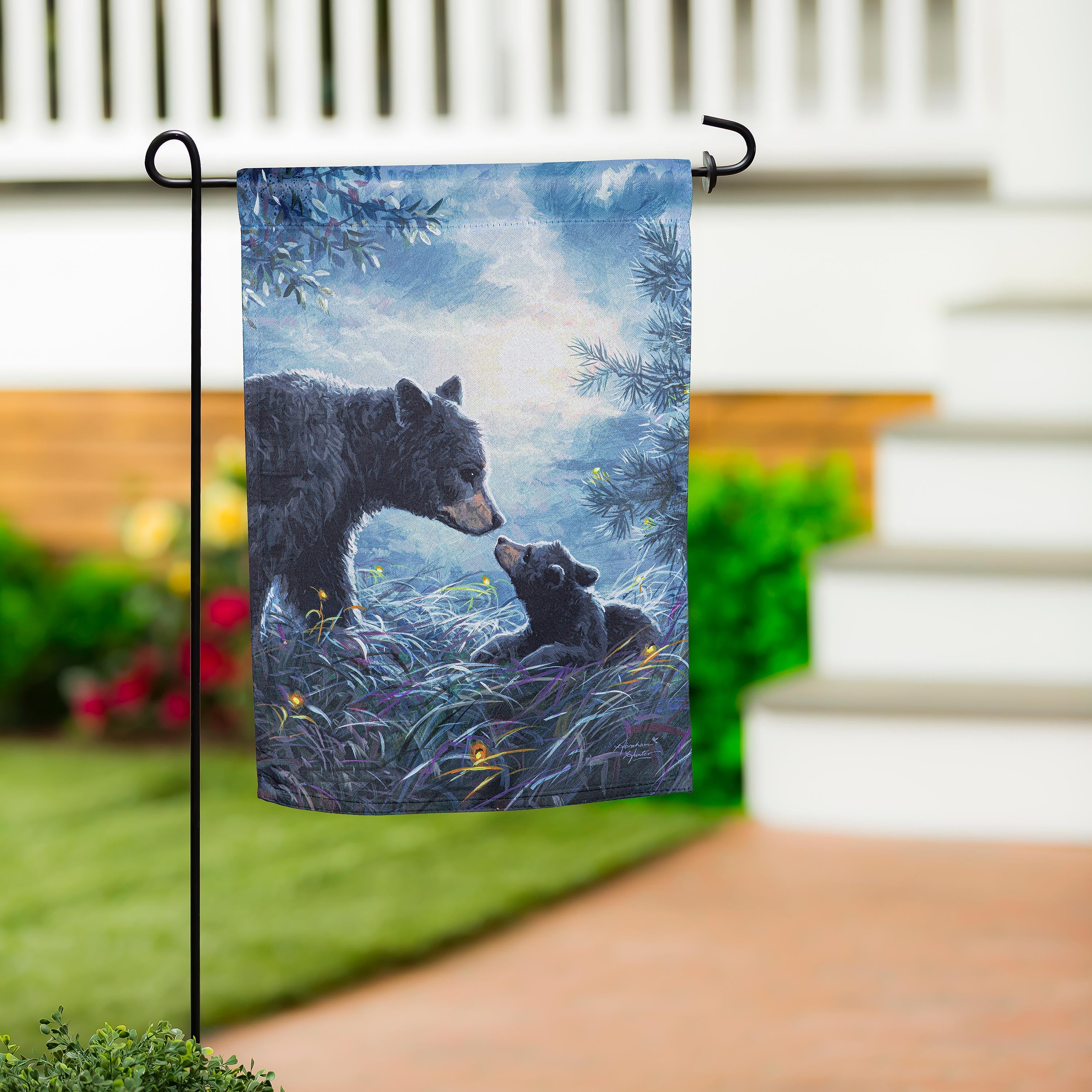 My Little Bear Suede Garden Flag - Sports Collectibles, Sports Memorabilia, Sports Fan Shop, Sports Gifts
