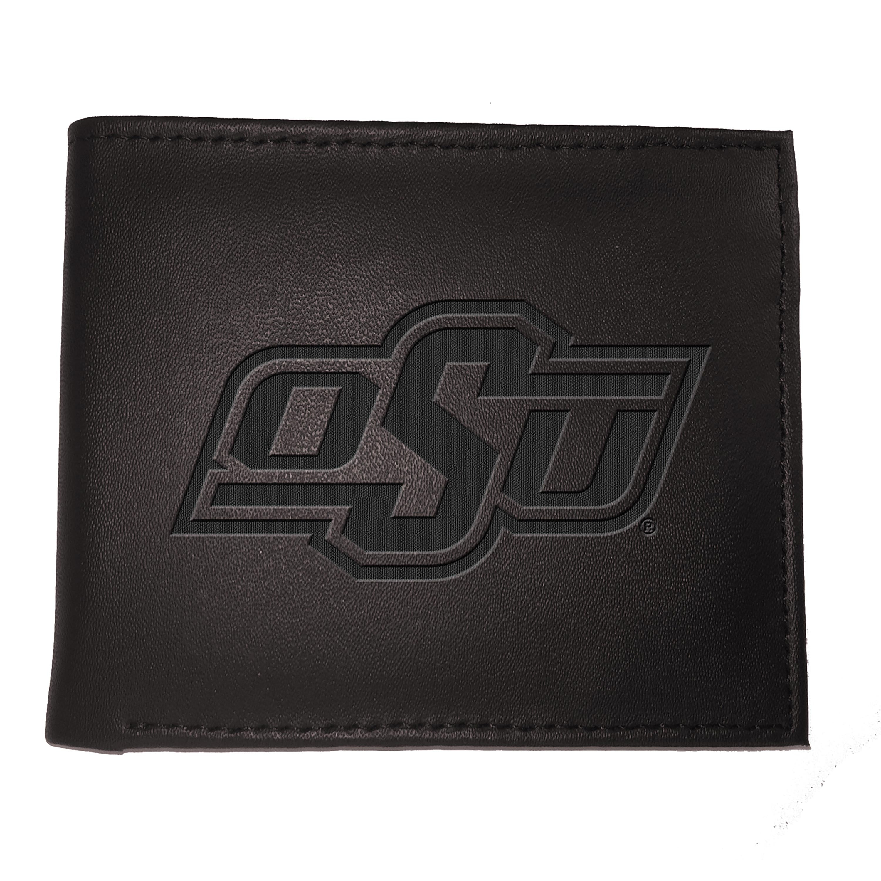 Oklahoma State University, Bi-Fold Wallet, Black - Sports Gifts, Sports Memorabilia, Sports Collectibles, Fan Shop