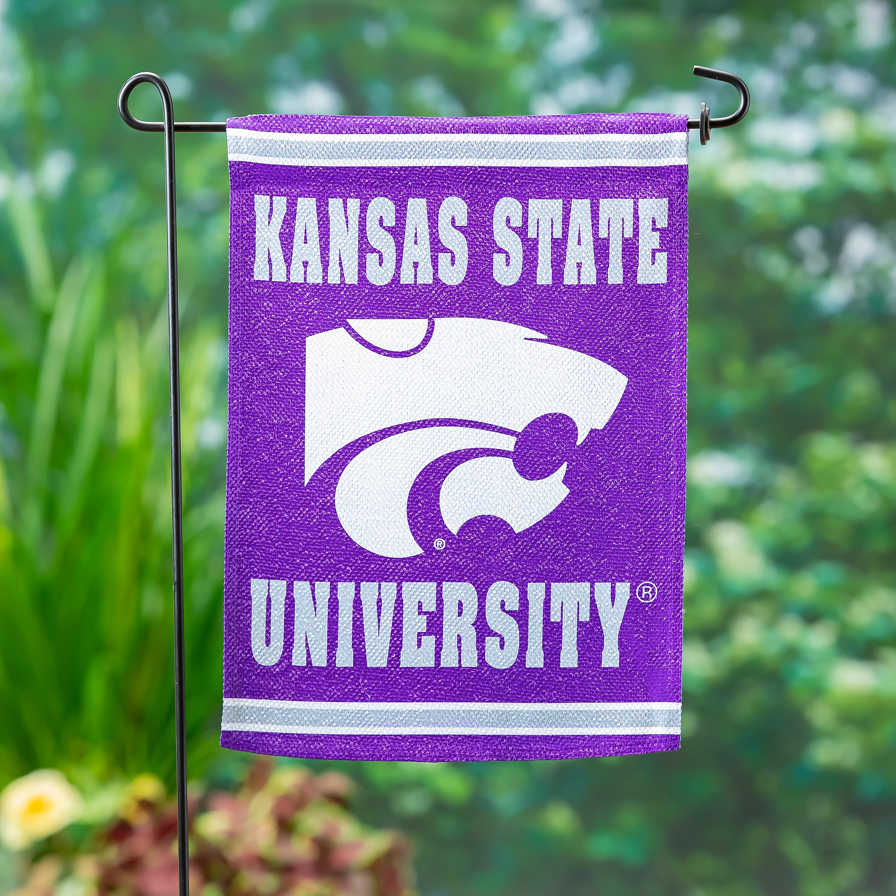 Embossed Suede Flag, GDN Size, Kansas State University - Sports Collectibles, Sports Memorabilia, Sports Fan Shop, Sports Gifts