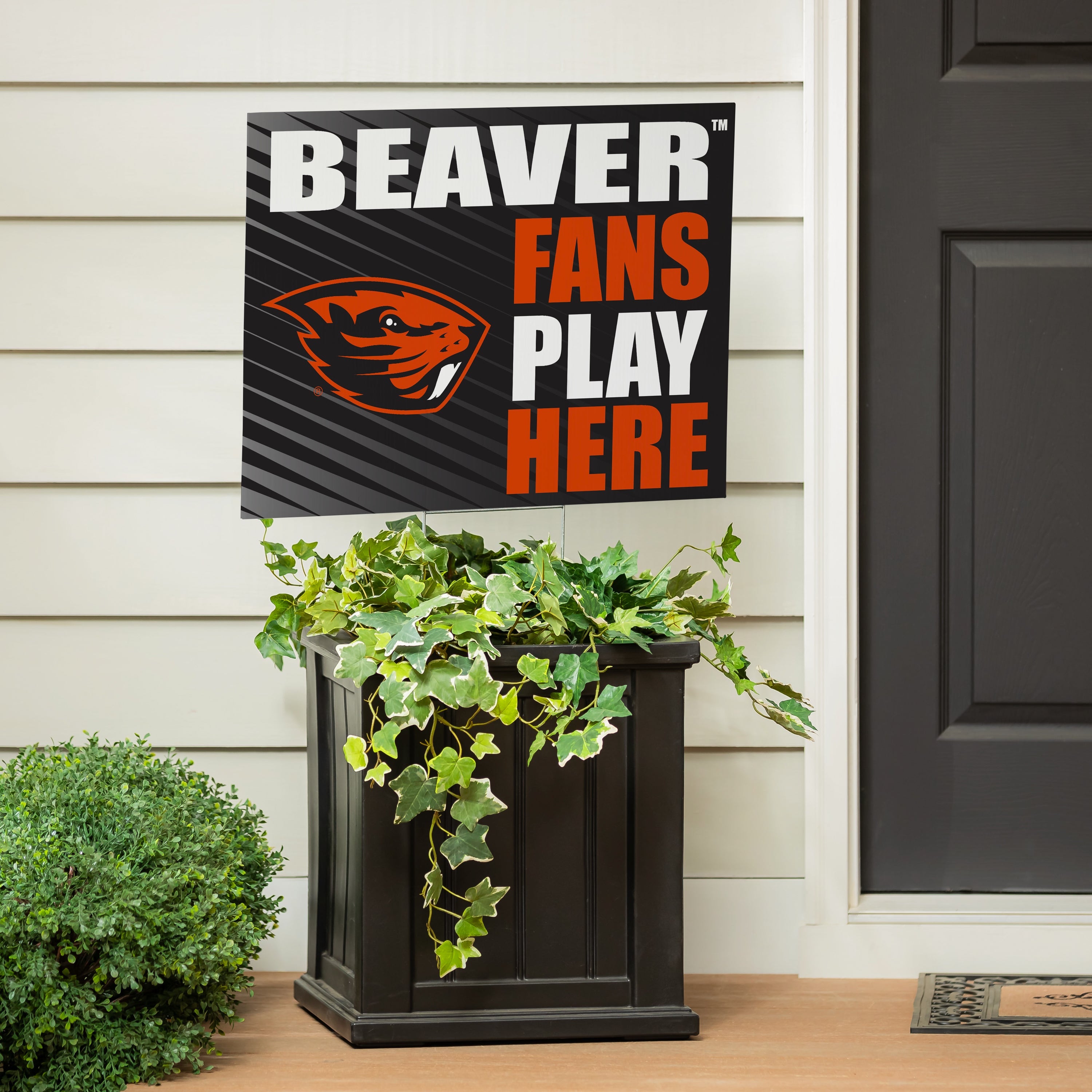 Oregon State University Coroplast Yard Sign "Fans Play Here" - Sports Collectibles, Sports Memorabilia, Sports Fan Shop, Sports Gifts