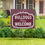 Mississippi State University Coroplast Yard Sign, "Fans Welcome" - Sports Collectibles, Sports Memorabilia, Sports Fan Shop, Sports Gifts