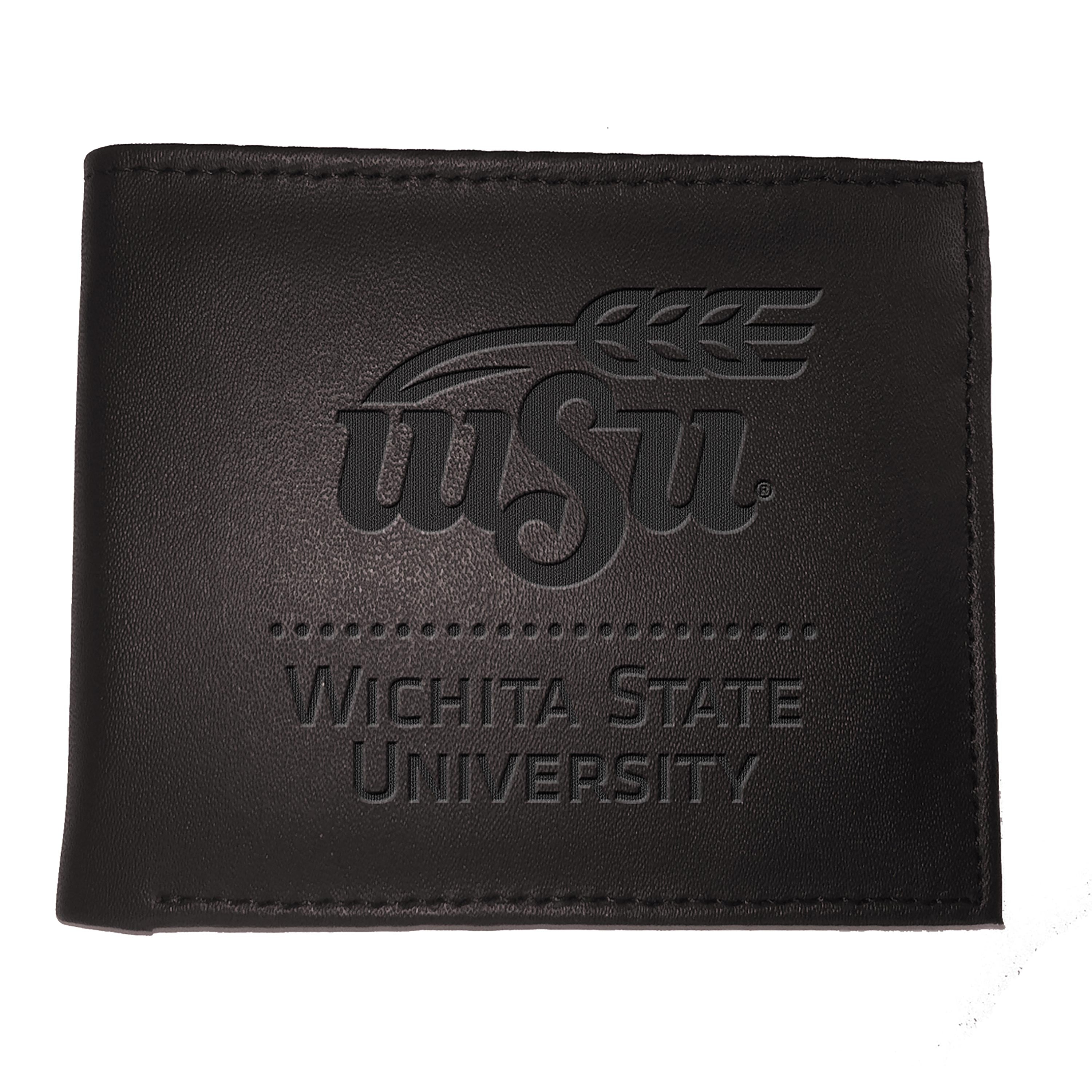 Wichita State University, Bi-Fold Wallet, Black - Sports Gifts, Sports Memorabilia, Sports Collectibles, Fan Shop
