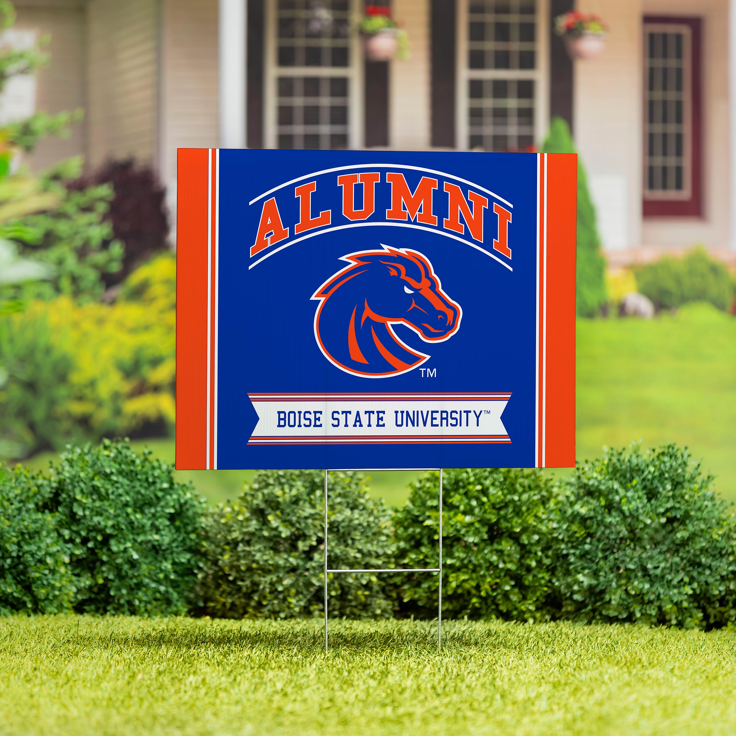 Boise State University Coroplast Yard Sign Alumni - Sports Collectibles, Sports Memorabilia, Sports Fan Shop, Sports Gifts