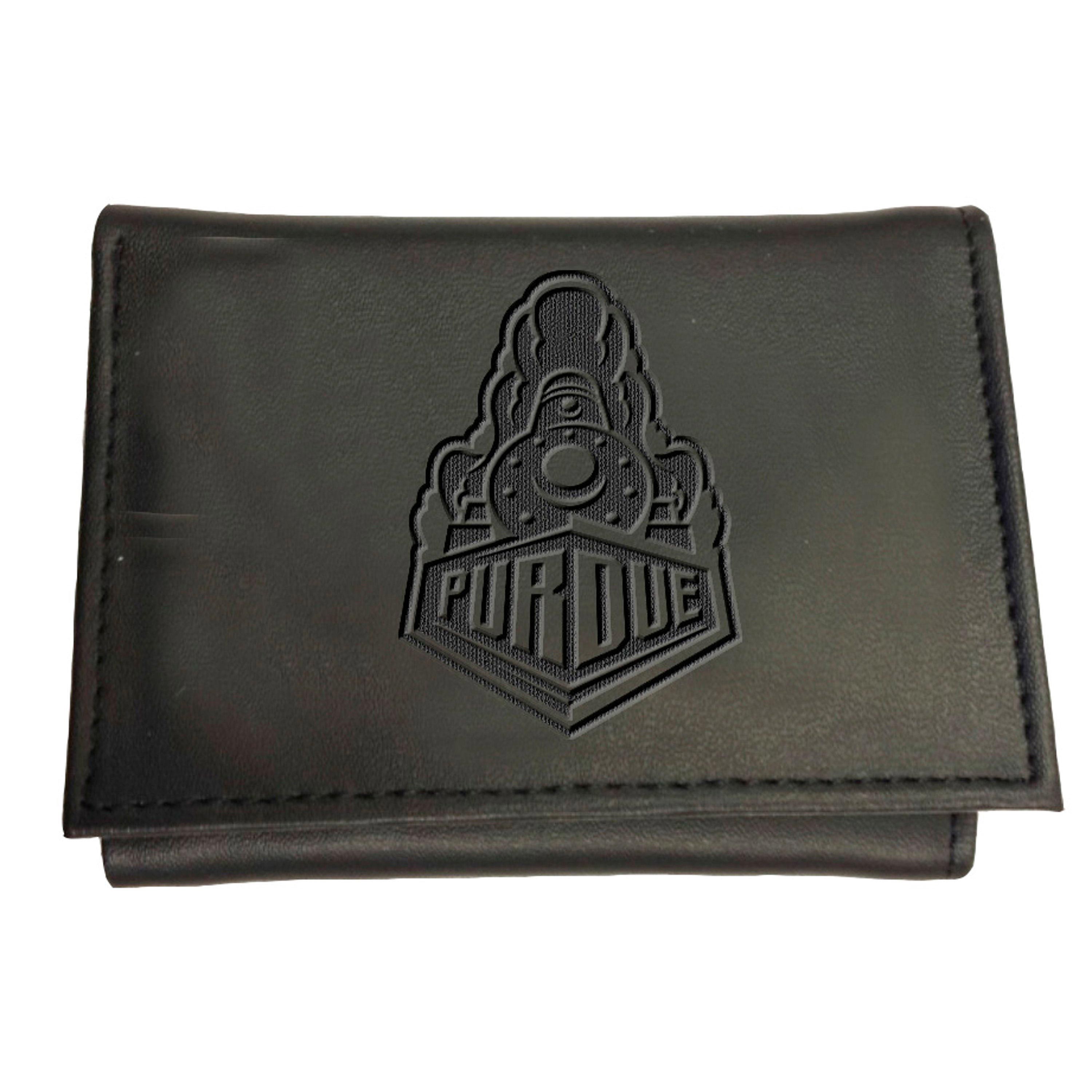 Purdue University, Tri-Fold Wallet, Black - Sports Gifts, Sports Memorabilia, Sports Collectibles, Fan Shop