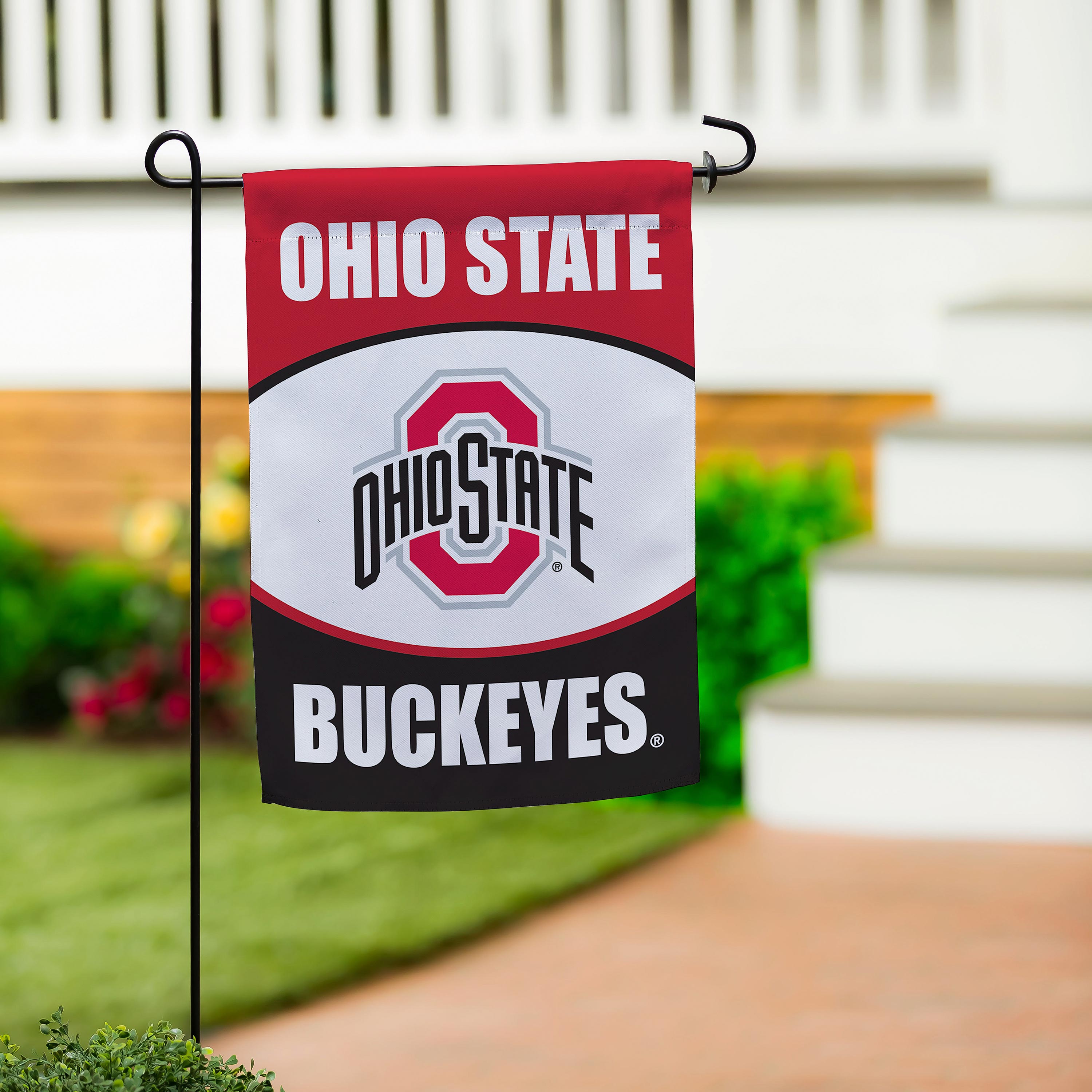 Ohio State University Suede Flag, GDN - Sports Collectibles, Sports Memorabilia, Sports Fan Shop, Sports Gifts