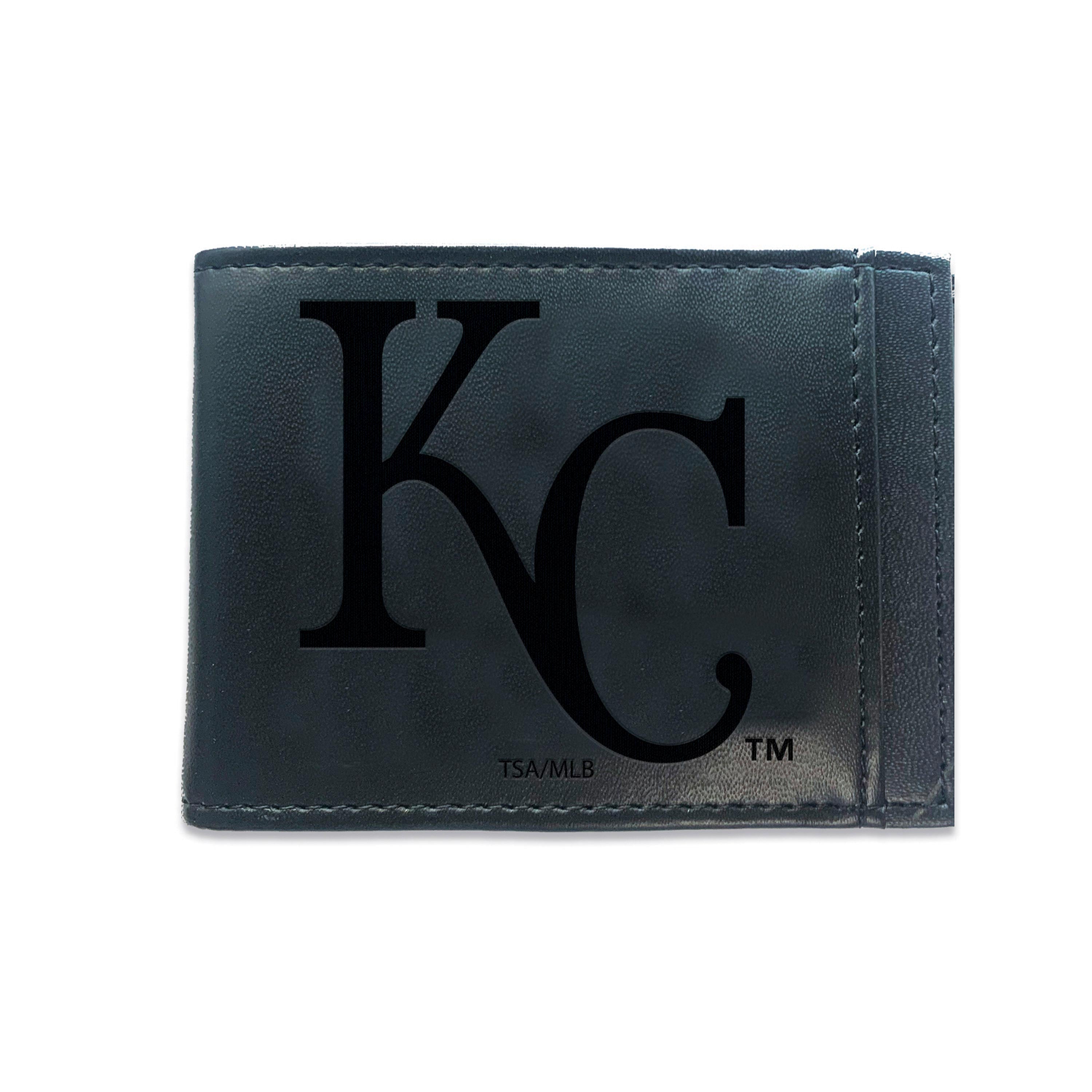 Kansas City Royals Front Pocket Wallet w/ RFID Blocking Black - Sports Gifts, Sports Memorabilia, Sports Collectibles, Fan Shop