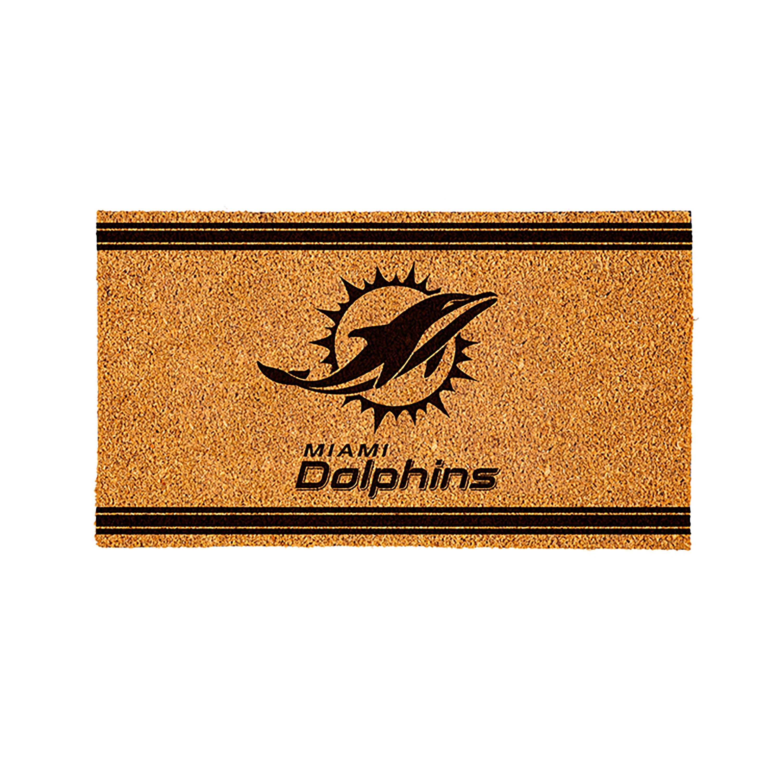 Miami Dolphins, Coir Mat 1C - Sports Gifts, Sports Memorabilia, Sports Collectibles, Fan Shop