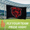 Chicago Bears Single Sided Estate Flag with 2 Grommets, 3'x5' - Sports Gifts, Sports Memorabilia, Sports Collectibles, Fan Shop