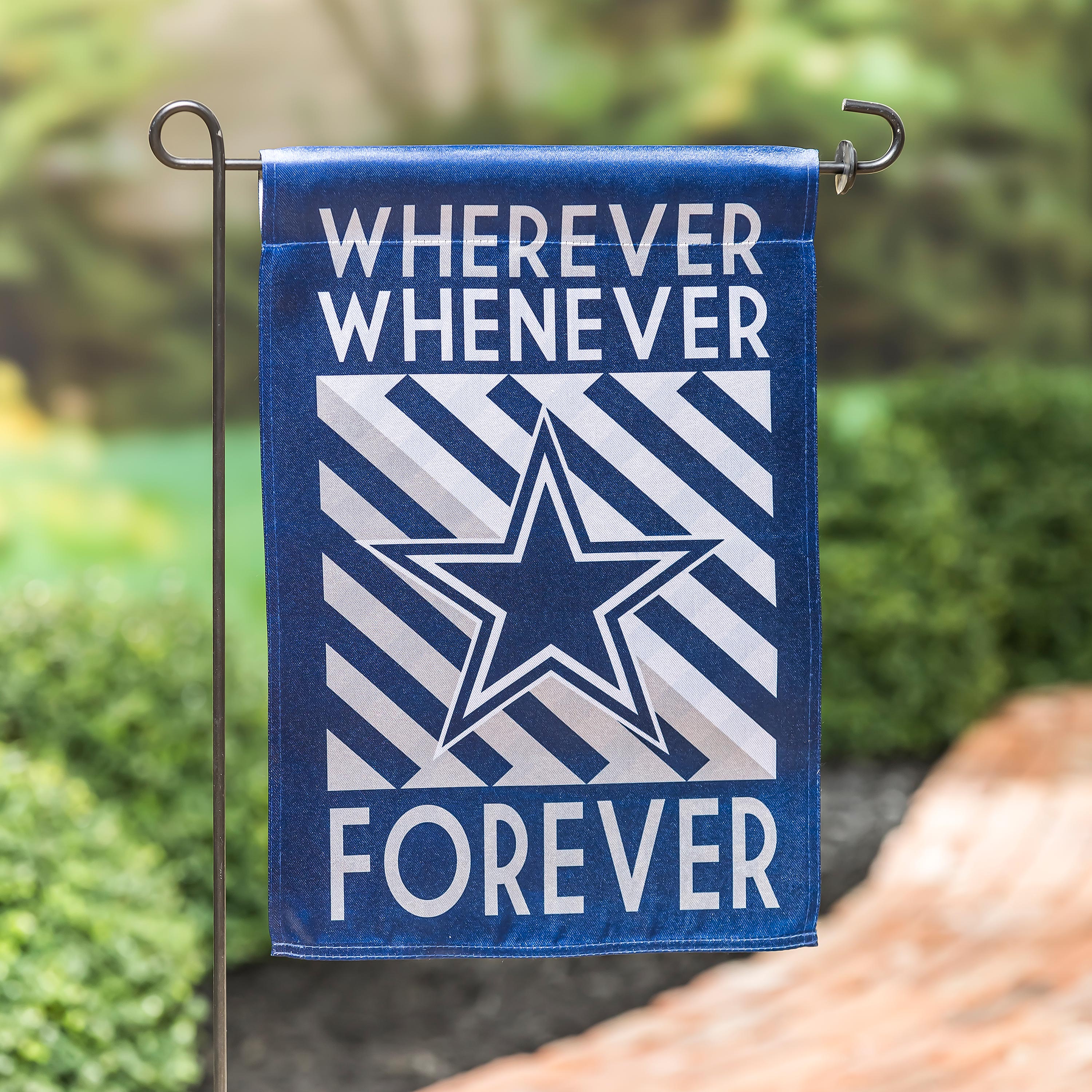 Dallas Cowboys WWF Fan Garden Flag - Sports Collectibles, Sports Memorabilia, Sports Fan Shop, Sports Gifts