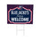 Columbus Blue Jackets Coroplast Yard Sign, "Fans Welcome" - Sports Collectibles, Sports Memorabilia, Sports Fan Shop, Sports Gifts