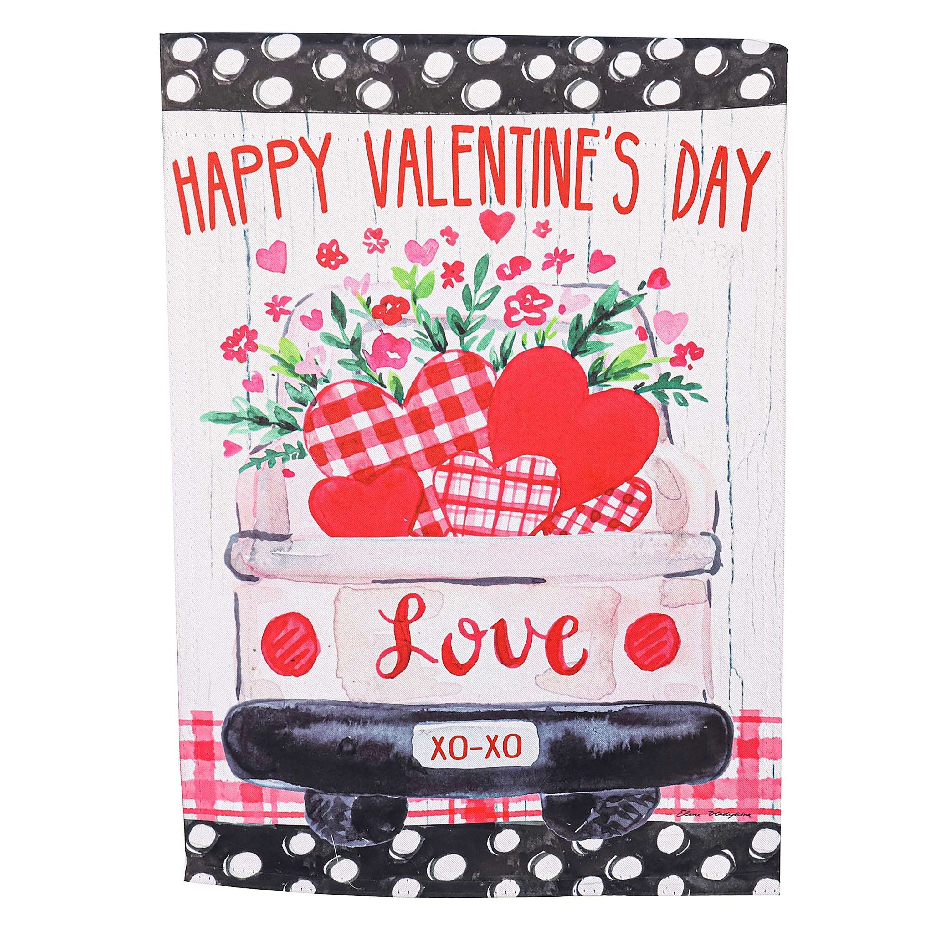 Love Truck Garden Suede Flag - Sports Collectibles, Sports Memorabilia, Sports Fan Shop, Sports Gifts