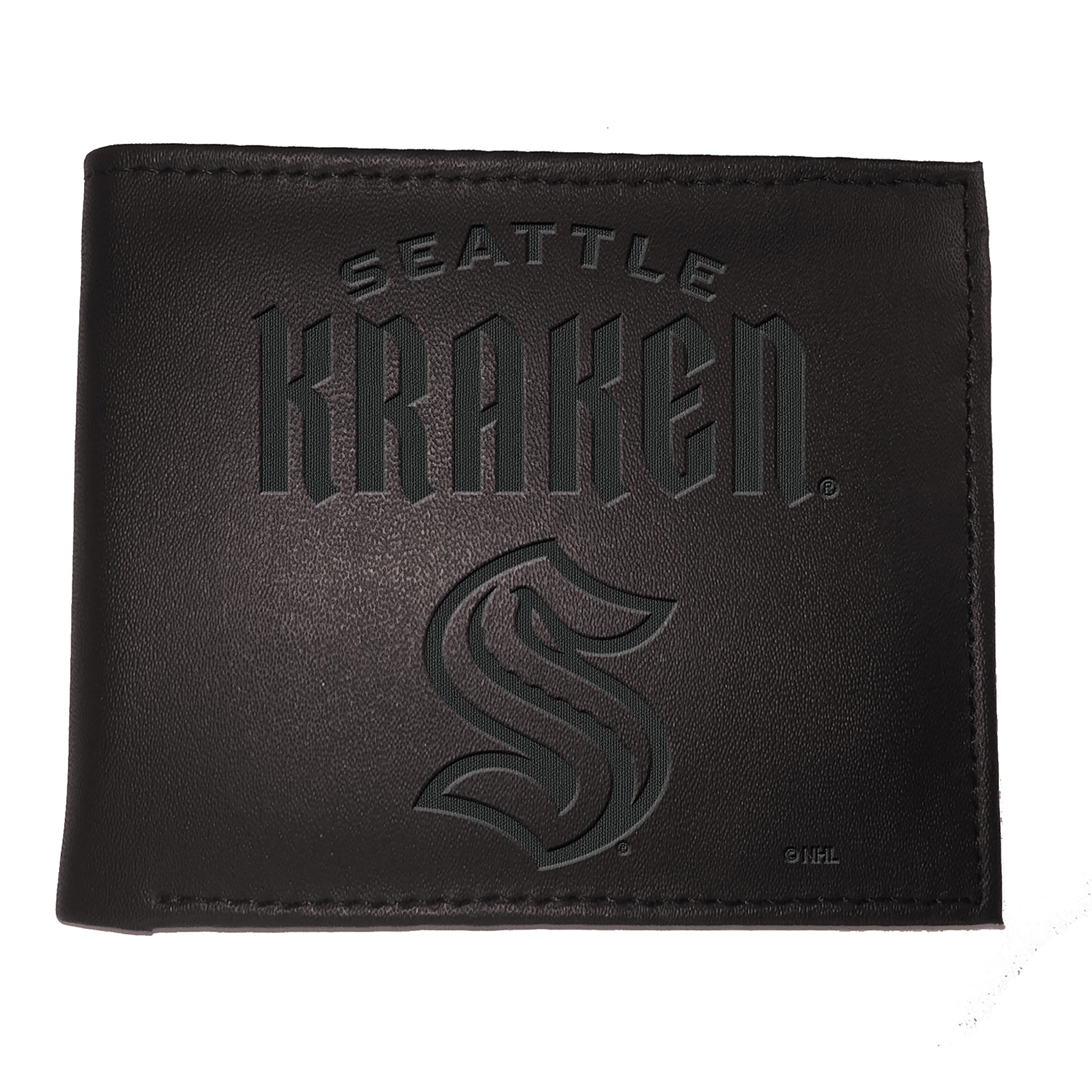 Seattle Kraken, Bi-Fold Wallet, Black - Sports Gifts, Sports Memorabilia, Sports Collectibles, Fan Shop
