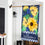 Sunflower Welcome Applique House Flag - Sports Gifts, Sports Memorabilia, Sports Collectibles, Fan Shop
