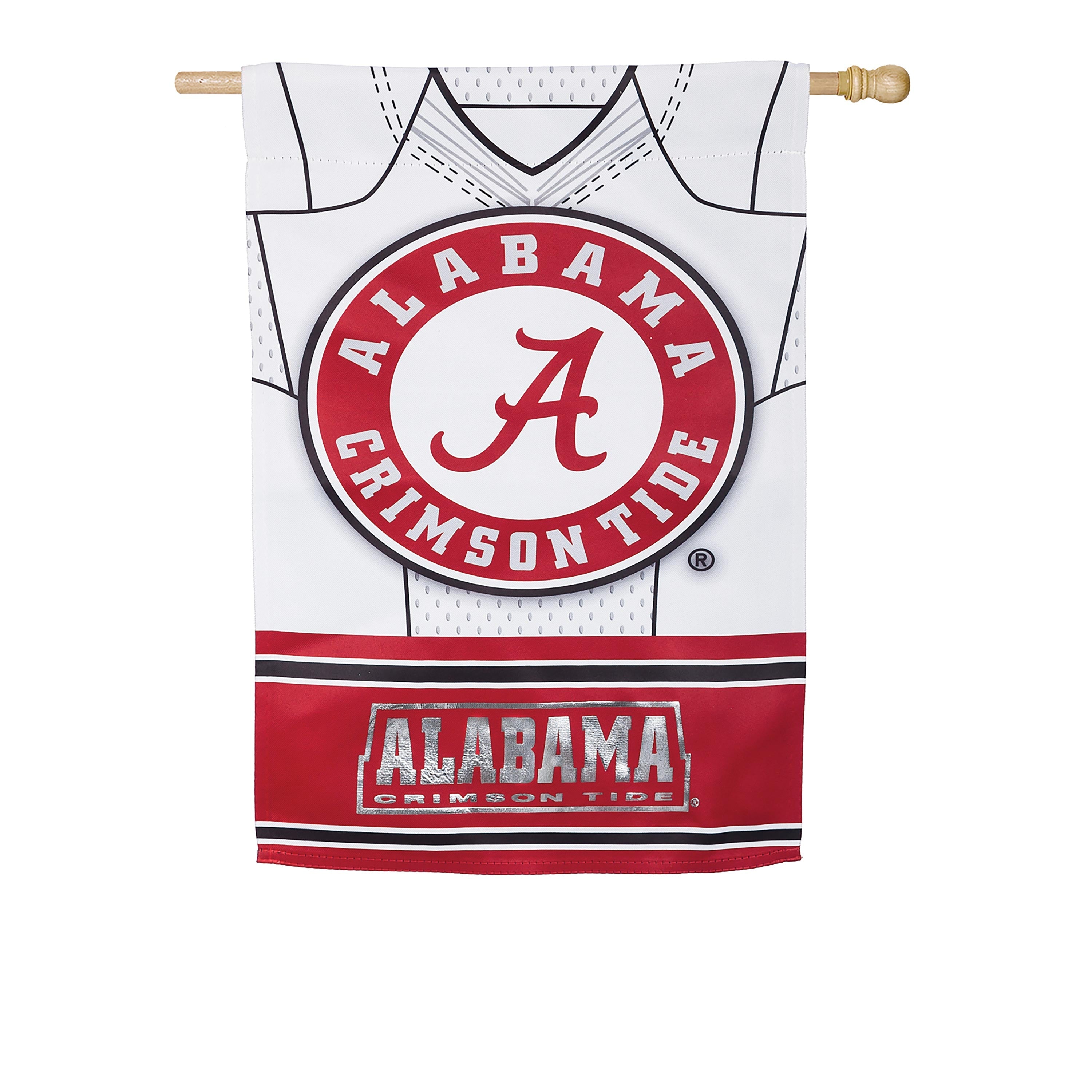Flag, DS Suede, Foil, Reg, Jersey, University of Alabama - Sports Collectibles, Sports Memorabilia, Sports Fan Shop, Sports Gifts
