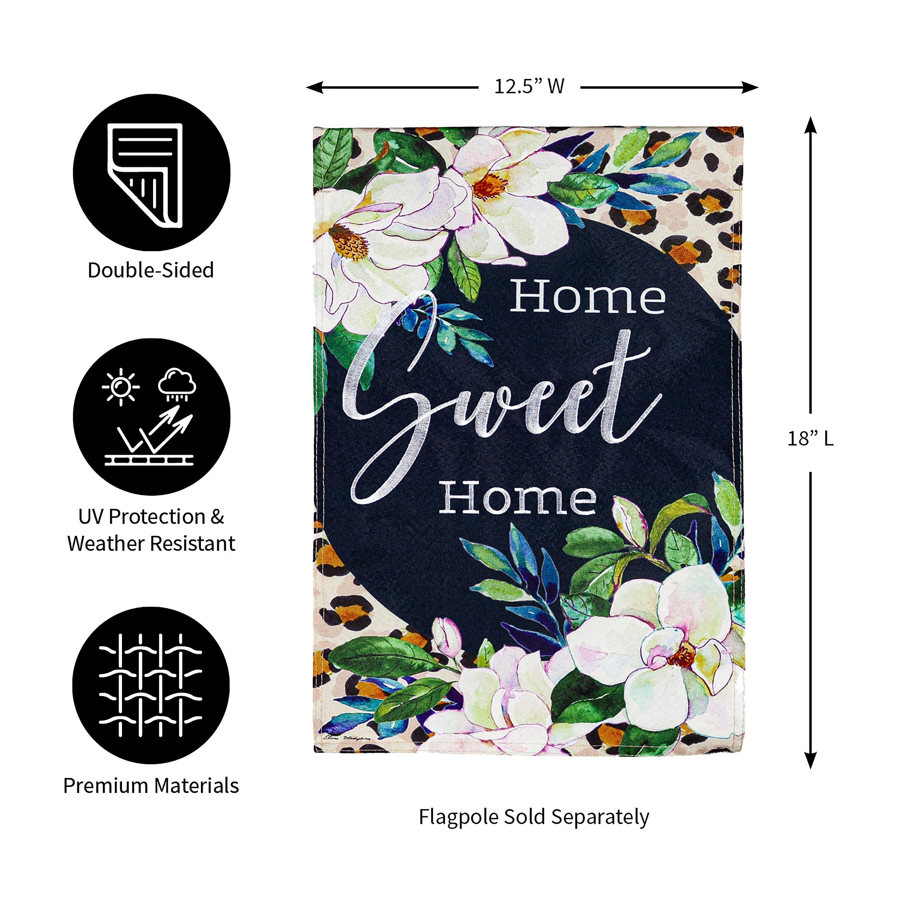 Magnolia Bloom Garden Linen Flag - Sports Collectibles, Sports Memorabilia, Sports Fan Shop, Sports Gifts