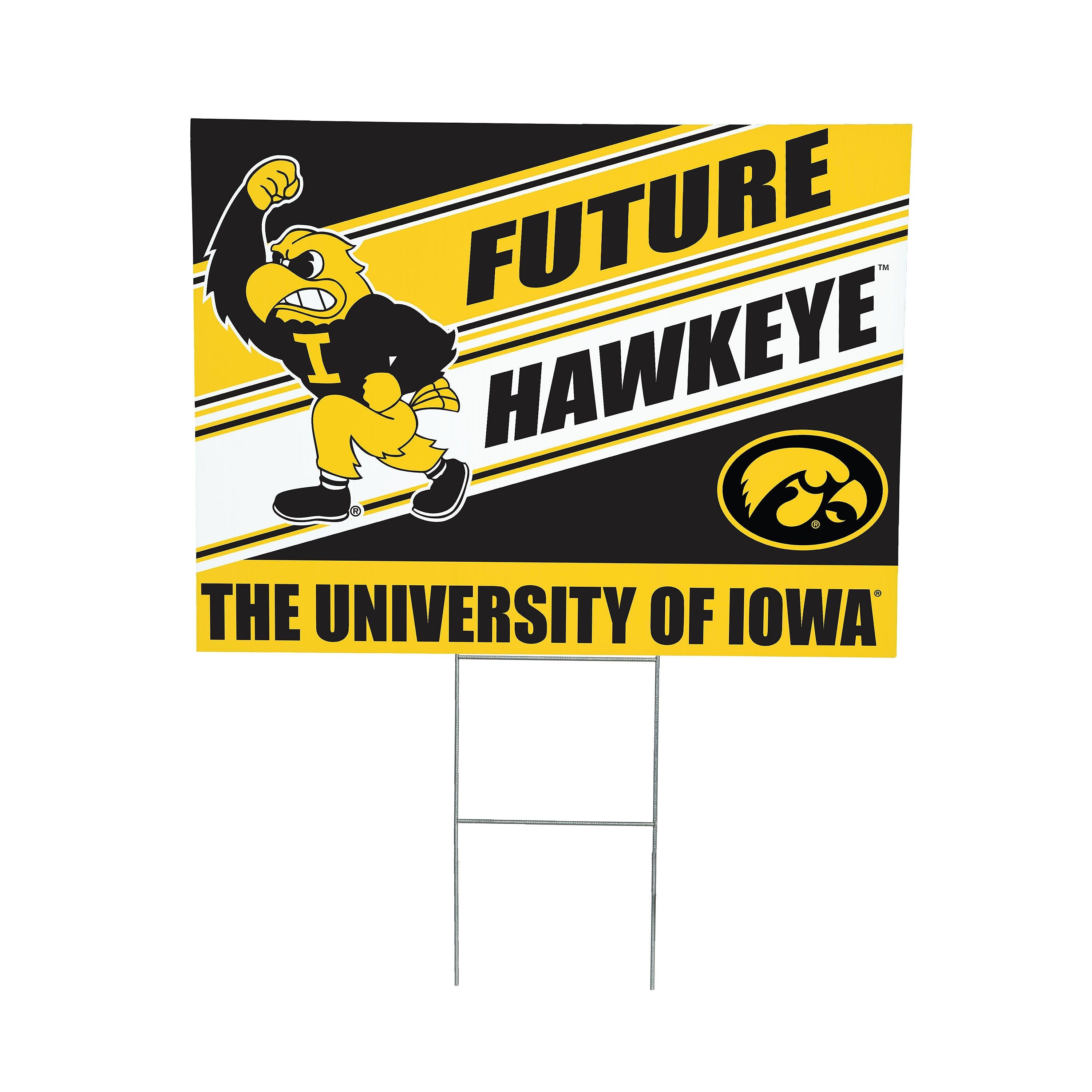 University of Iowa Coroplast Yard Sign, Future Student - Sports Collectibles, Sports Memorabilia, Sports Fan Shop, Sports Gifts