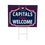 Washington Capitals Coroplast Yard Sign, "Fans Welcome"