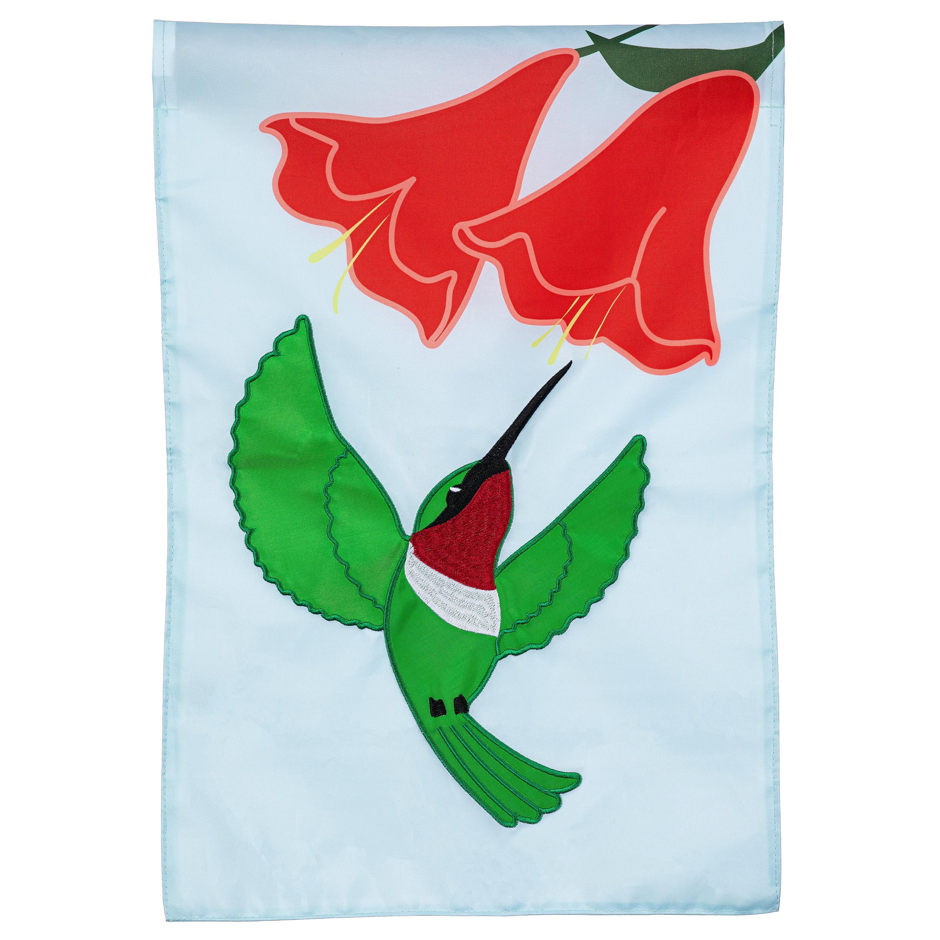 Humming Bird Basic Applique Garden Flag - Sports Collectibles, Sports Memorabilia, Sports Fan Shop, Sports Gifts