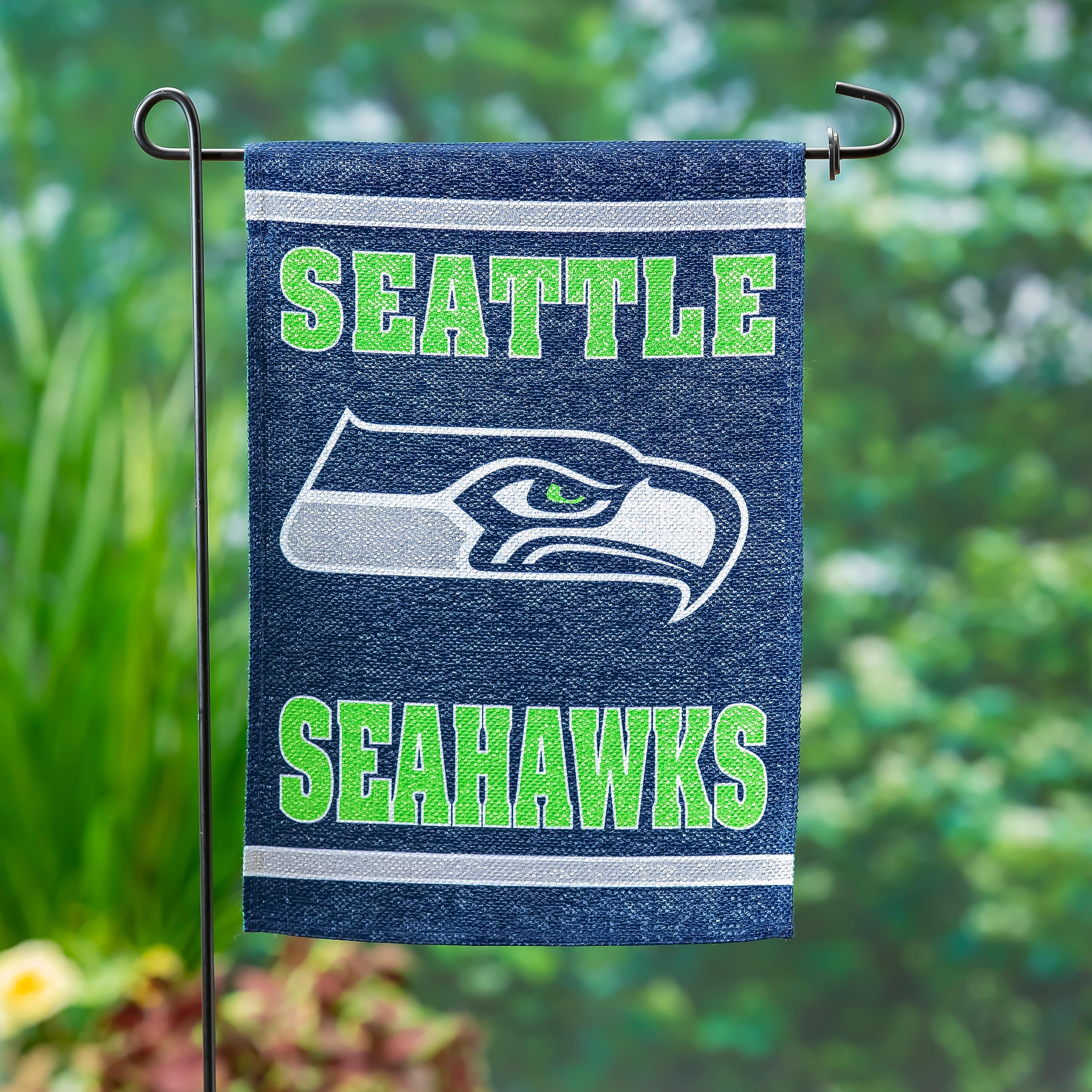 Embossed Suede Flag, GDN Size, Seattle Seahawks - Sports Collectibles, Sports Memorabilia, Sports Fan Shop, Sports Gifts