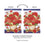 Red Geraniums Moire Garden Flag - Sports Collectibles, Sports Memorabilia, Sports Fan Shop, Sports Gifts